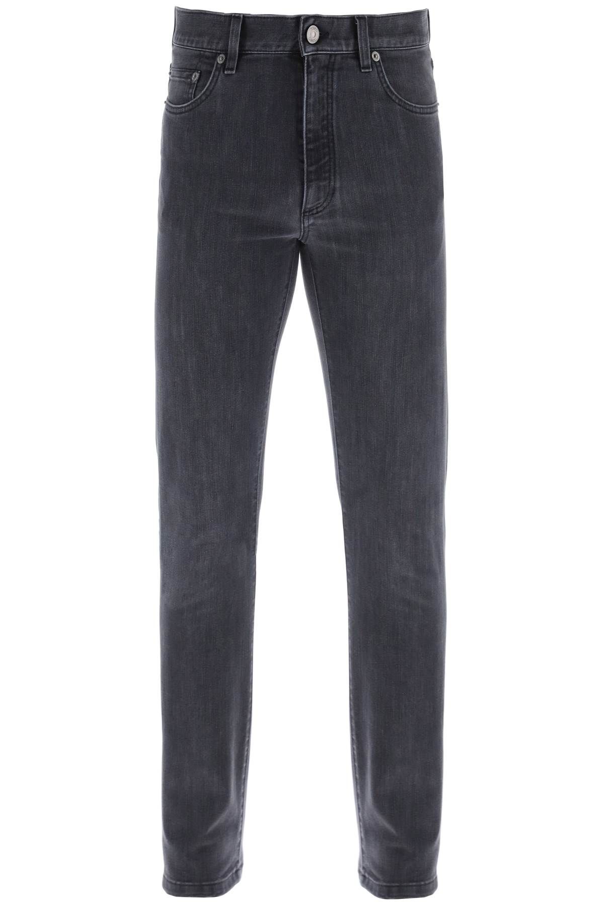 zegna ZEGNA slim fit jeans in stretch denim