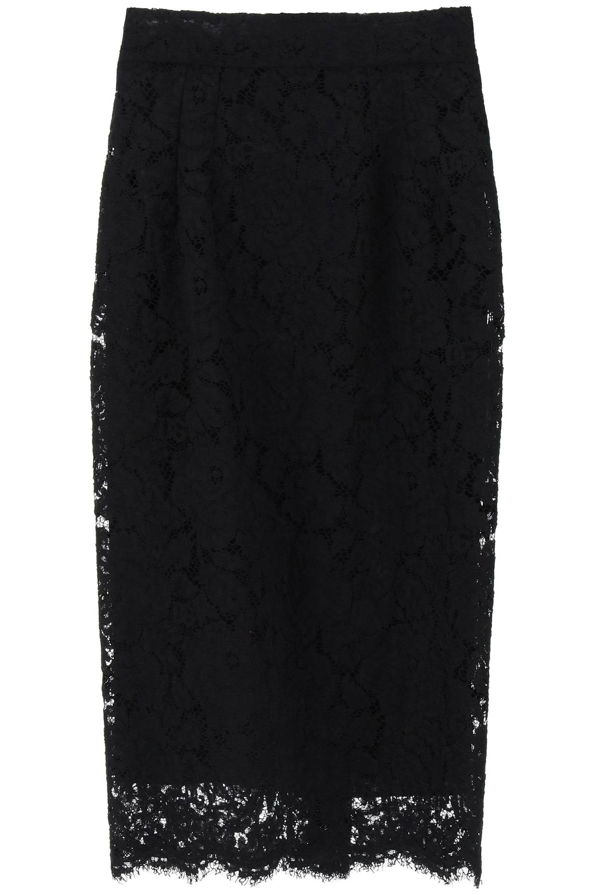 Dolce & Gabbana DOLCE & GABBANA midi lace pencil skirt