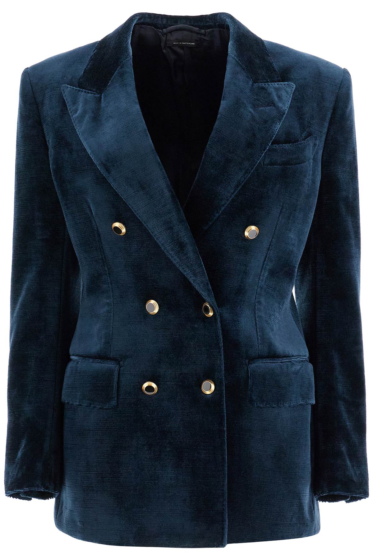 Tom Ford TOM FORD wallis velvet double-breasted jacket