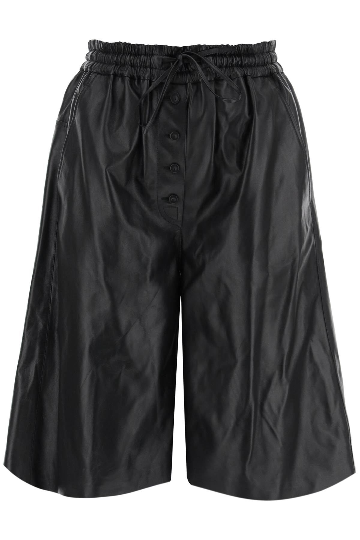 Jil Sander JIL SANDER leather bermuda shorts for