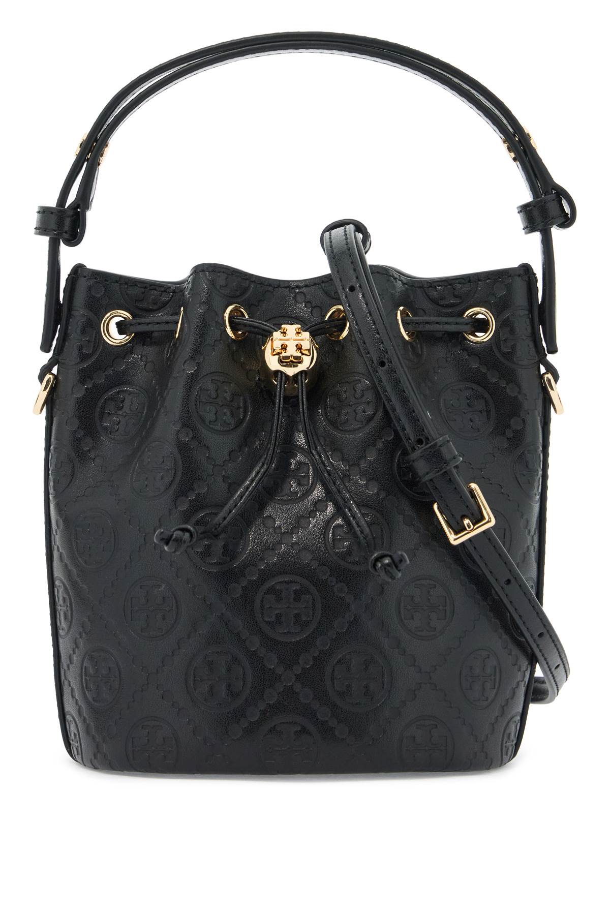 Tory Burch TORY BURCH mini t monogram leather bucket bag