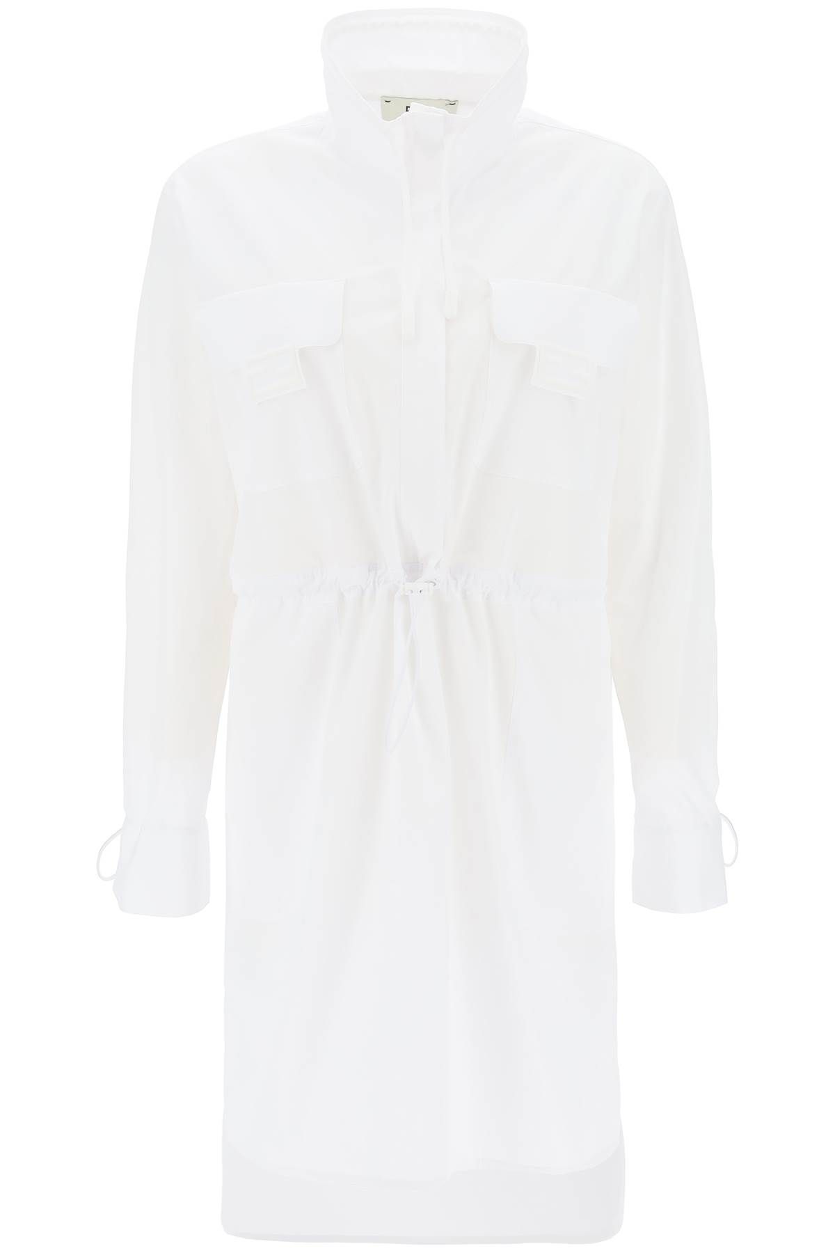 FENDI FENDI shirt dress with ff baguette pockets