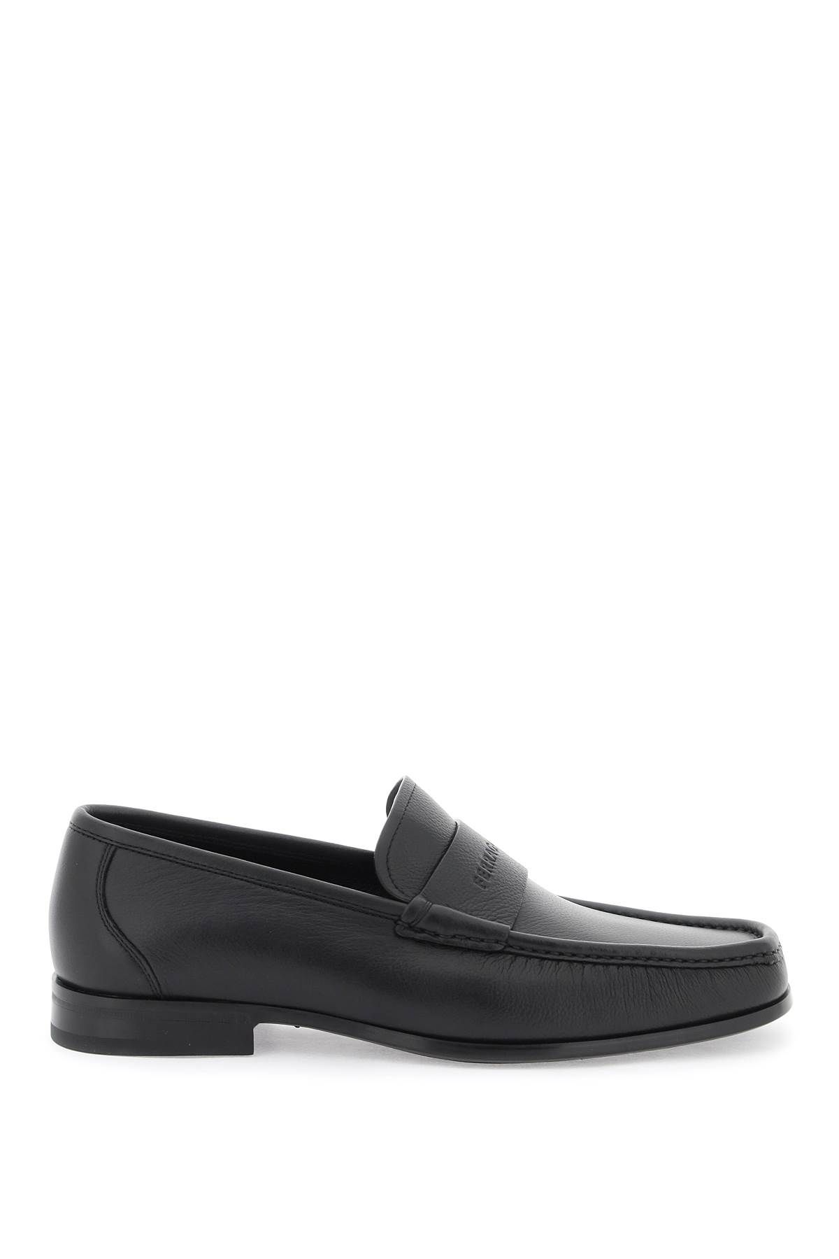 Ferragamo FERRAGAMO logo loafers with moc