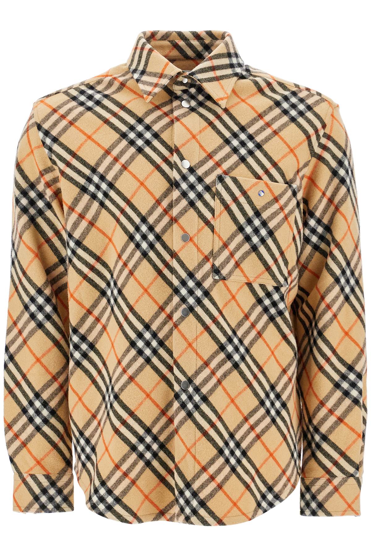 Burberry BURBERRY ered wool overshirt