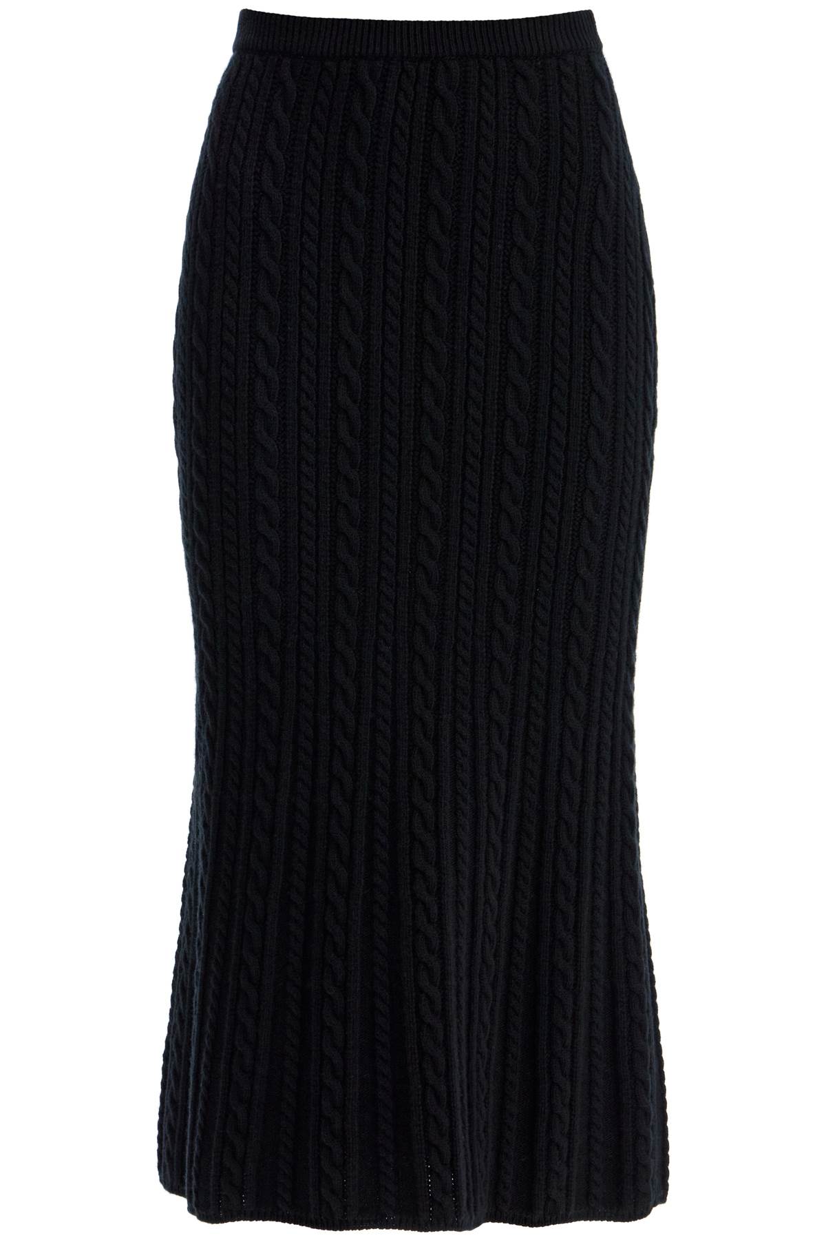 Alessandra Rich ALESSANDRA RICH "knitted midi skirt with cable knit