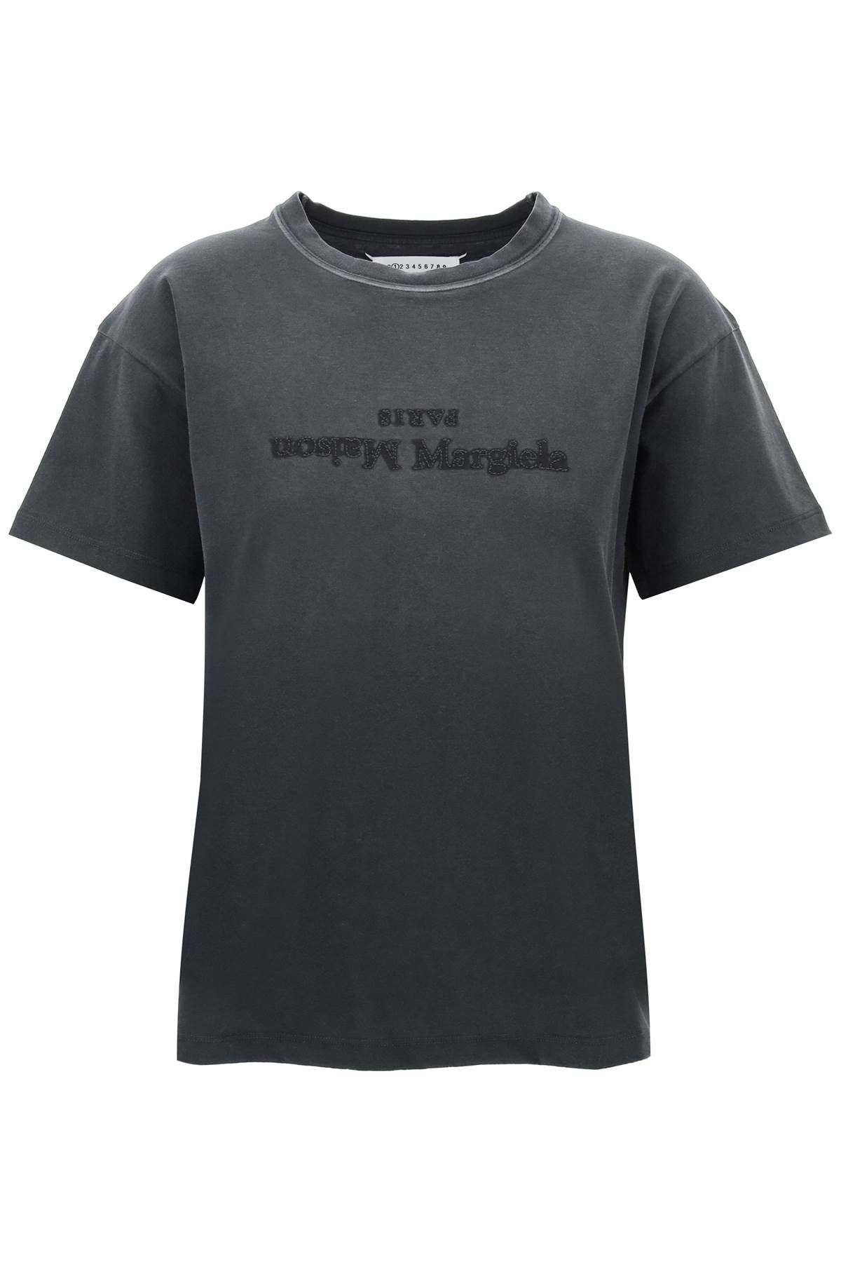 Maison Margiela MAISON MARGIELA "reverse logo embroidered t-shirt with