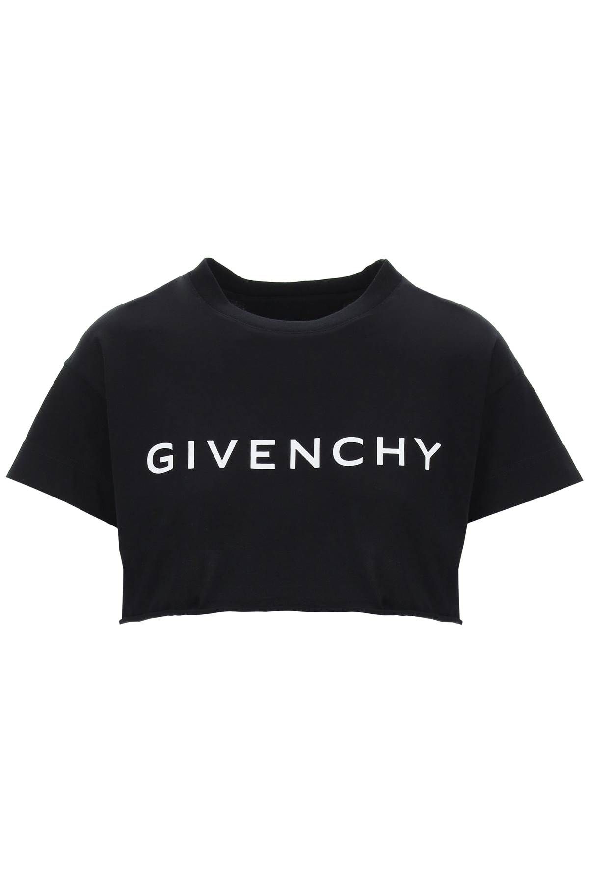 Givenchy GIVENCHY cropped logo t-shirt