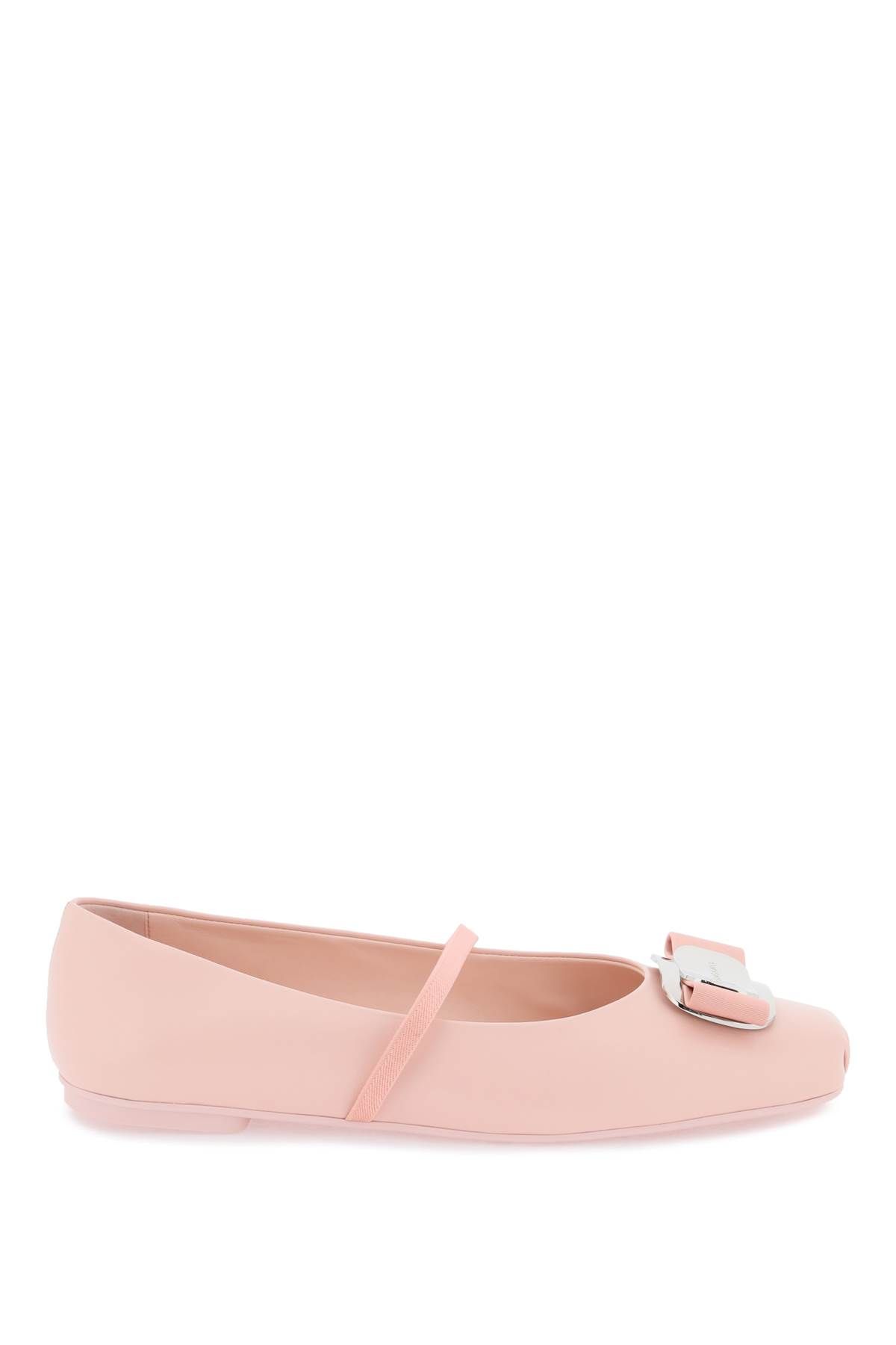 Ferragamo FERRAGAMO zina ballet flats with new vara plate