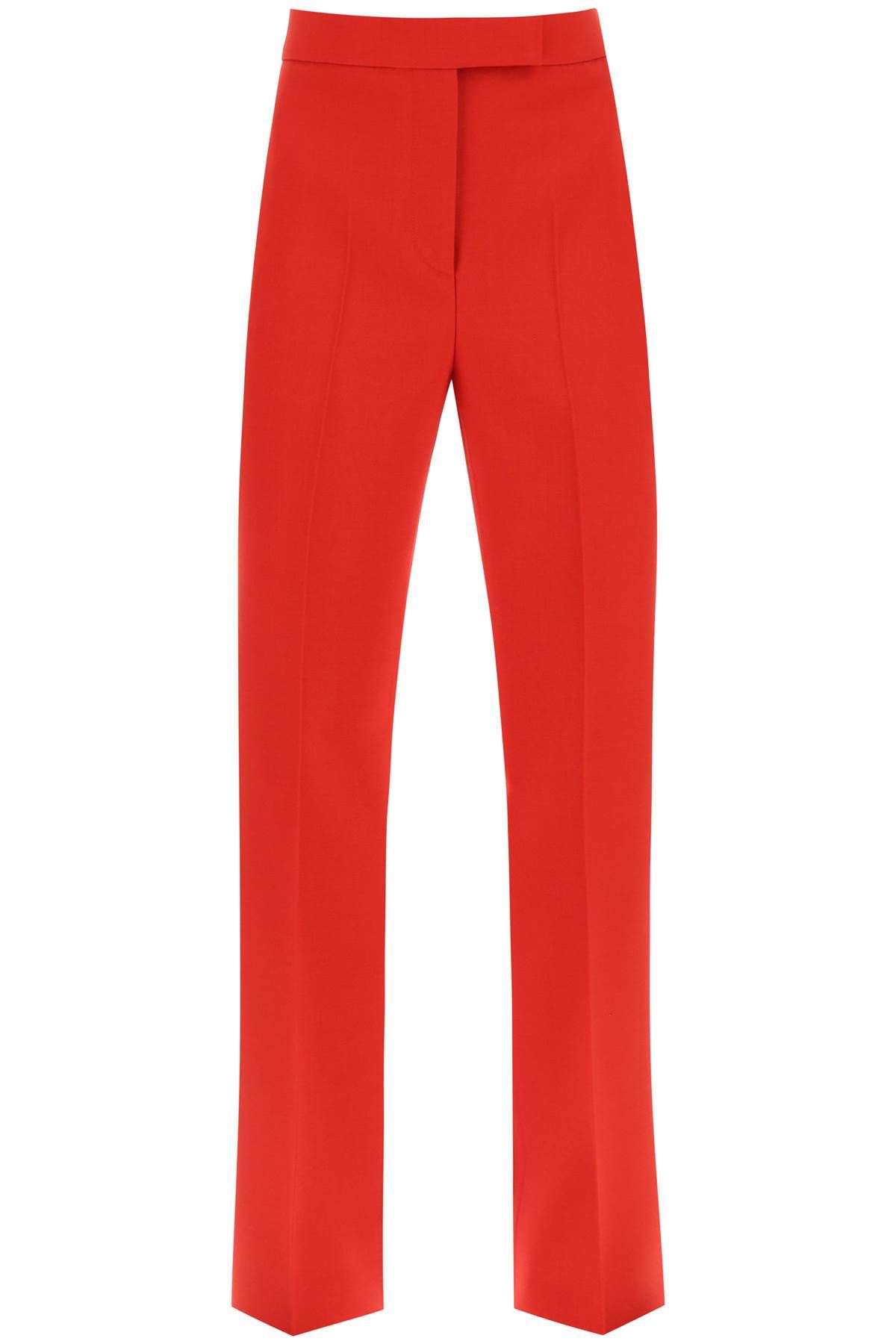 Ferragamo FERRAGAMO wool natté cigarette pants