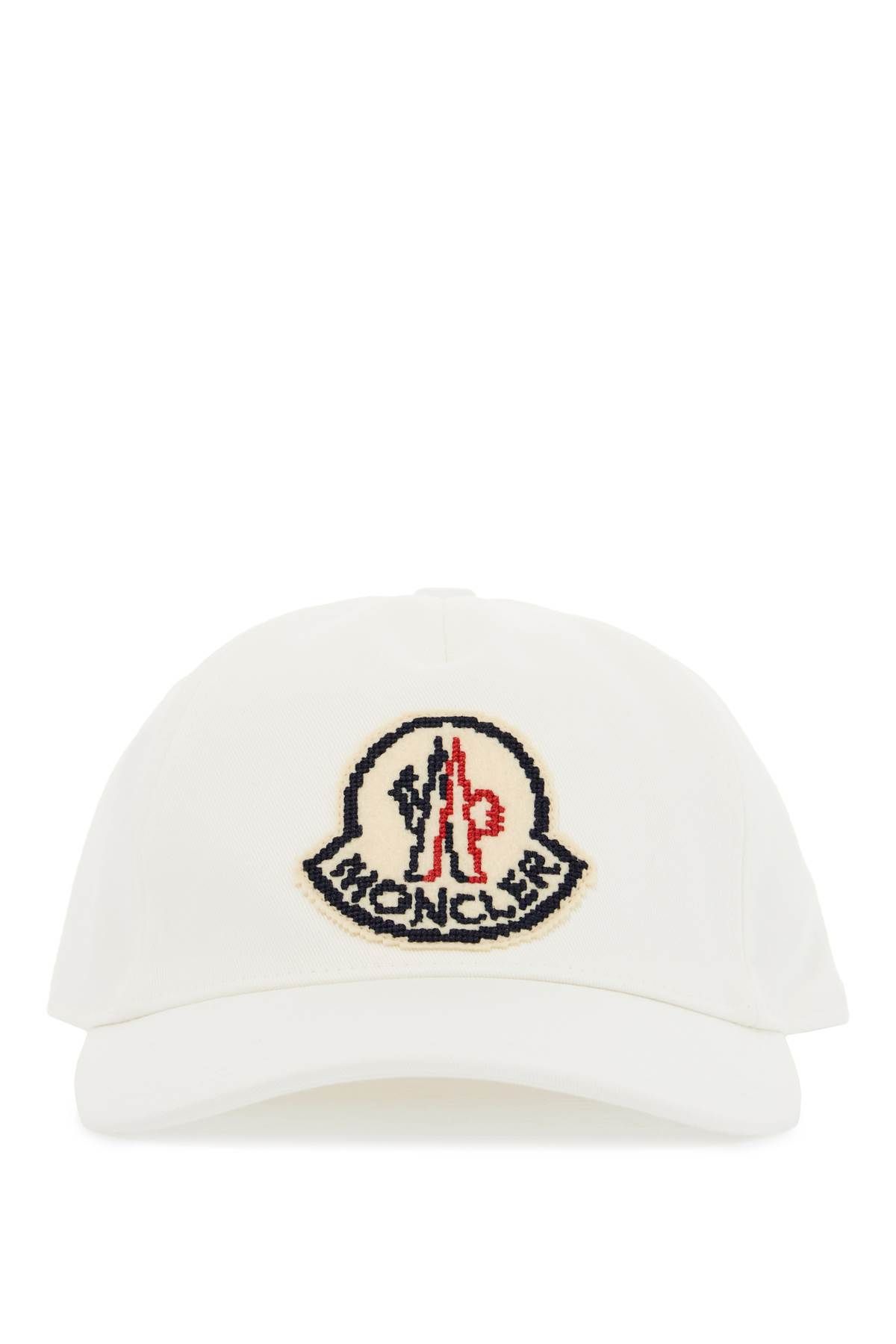 Moncler MONCLER baseball cap with felt logo embroidered on