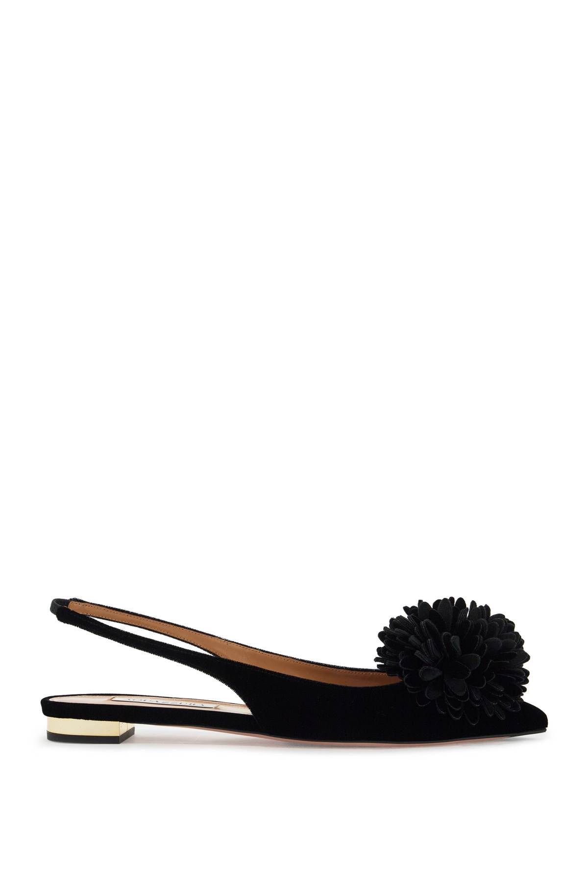 Aquazzura AQUAZZURA velvet slingback coutur