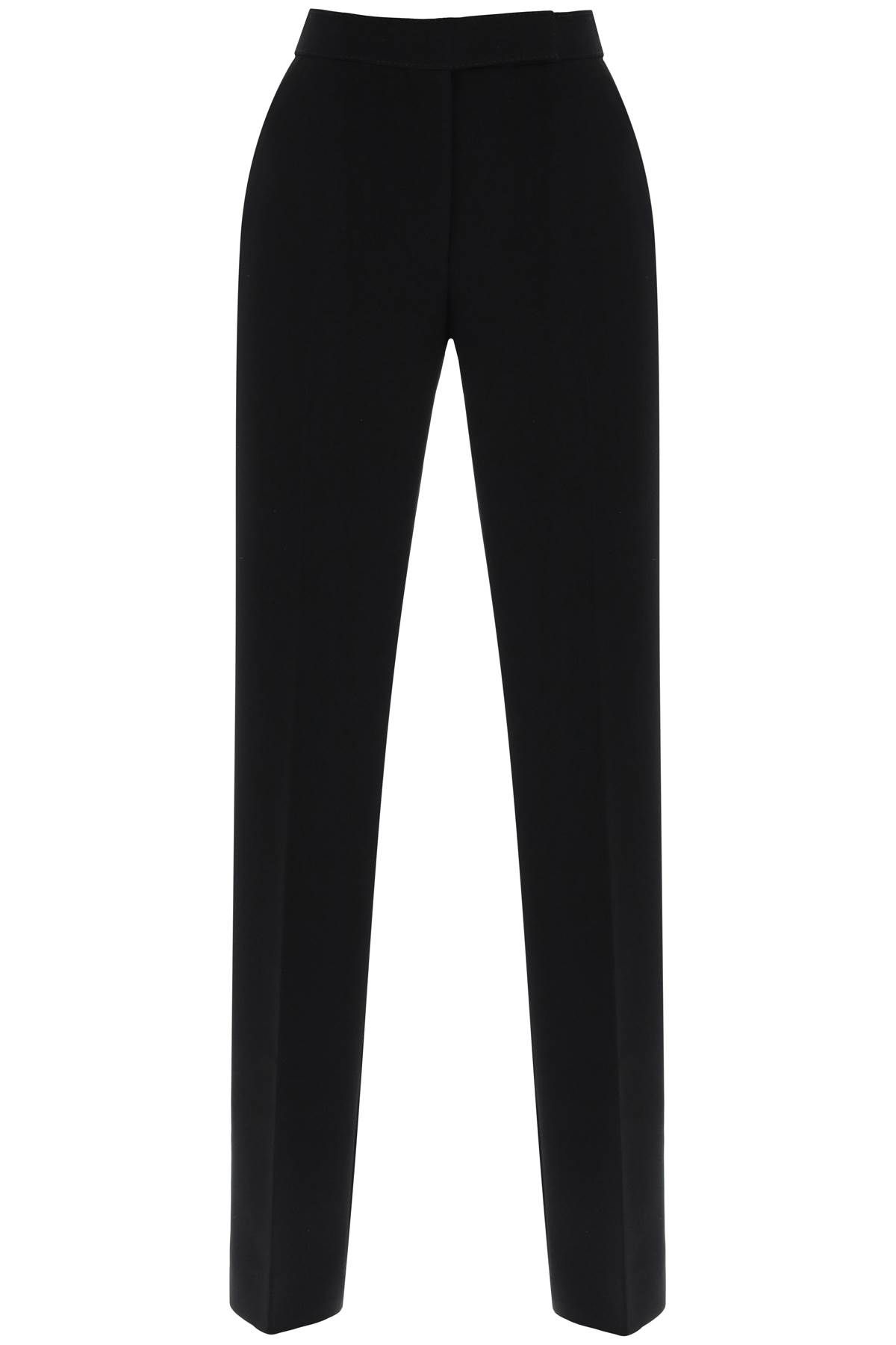 Tory Burch TORY BURCH straight leg pants in crepe cady