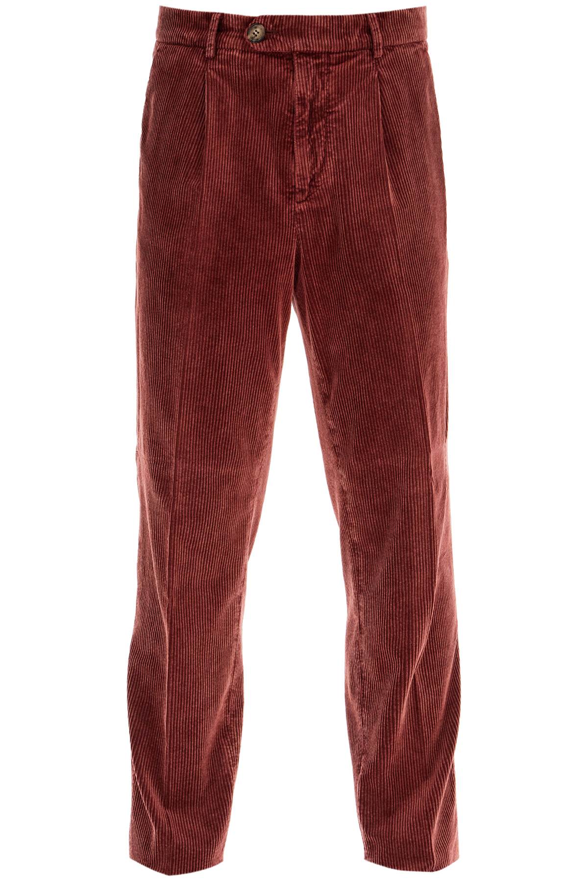 Brunello Cucinelli BRUNELLO CUCINELLI corduroy leisure fit pants