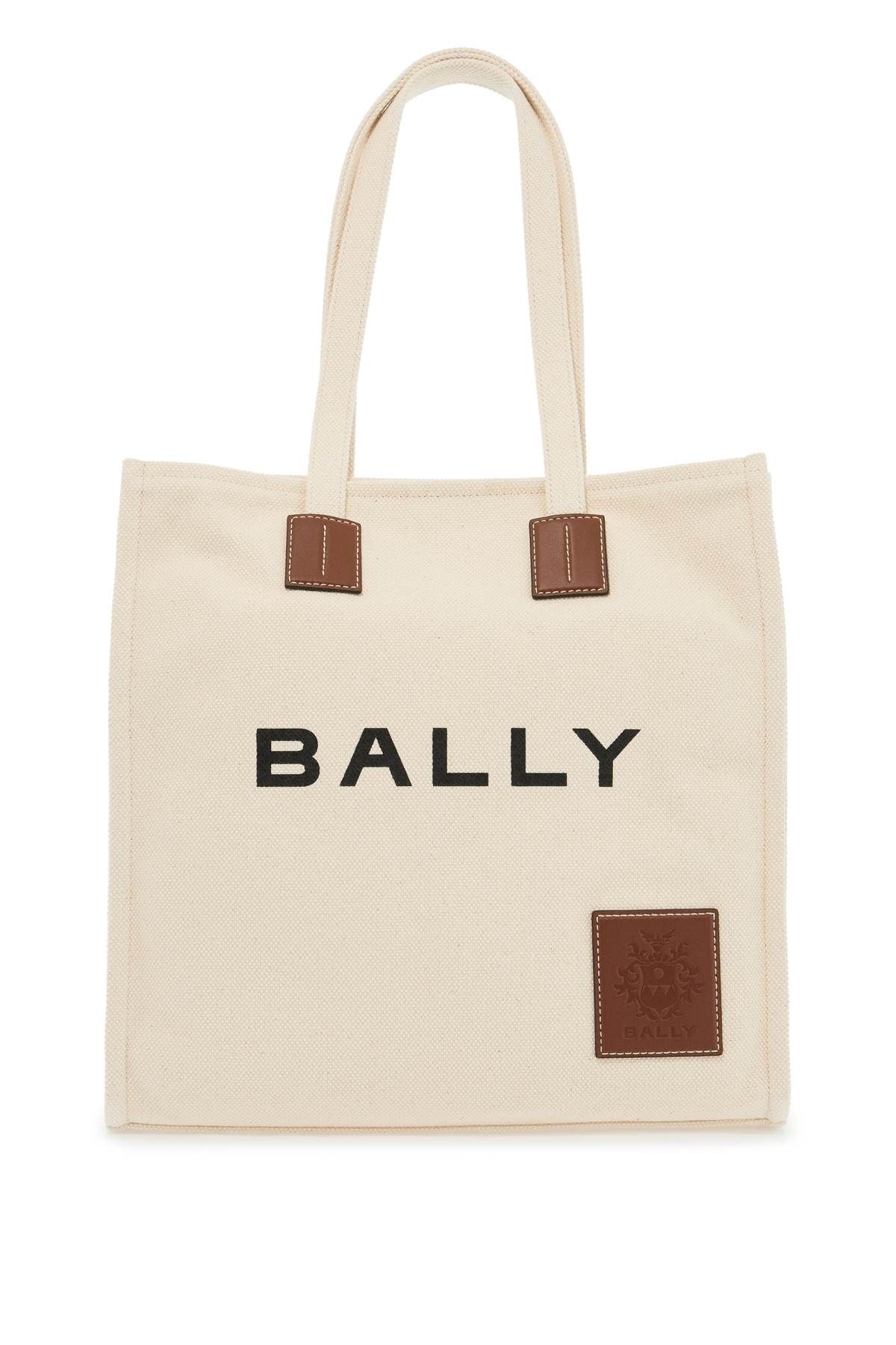 BALLY BALLY akelei canvas tote bag with
