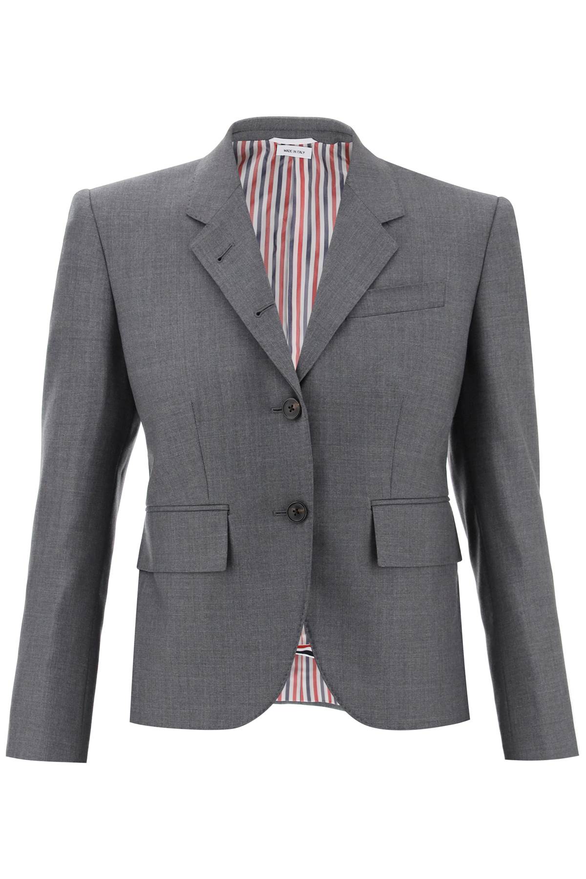 Thom Browne THOM BROWNE single-breasted cropped jacket in 120's wool