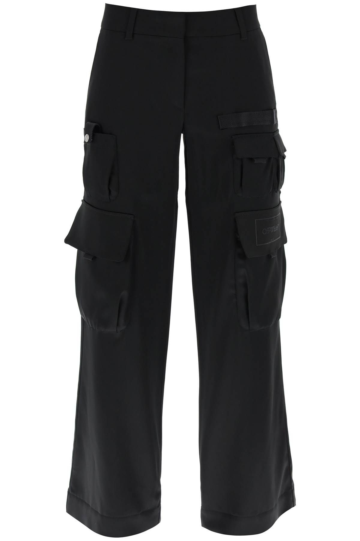 OFF-WHITE OFF-WHITE toybox cargo pants in satin