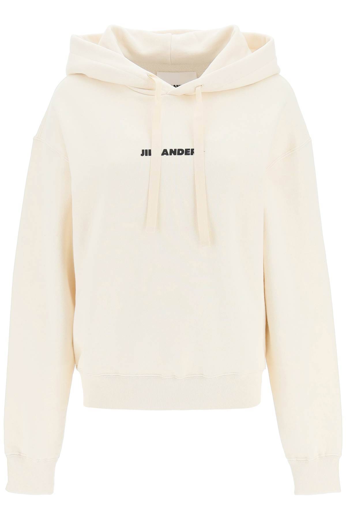 Jil Sander JIL SANDER logo print hoodie