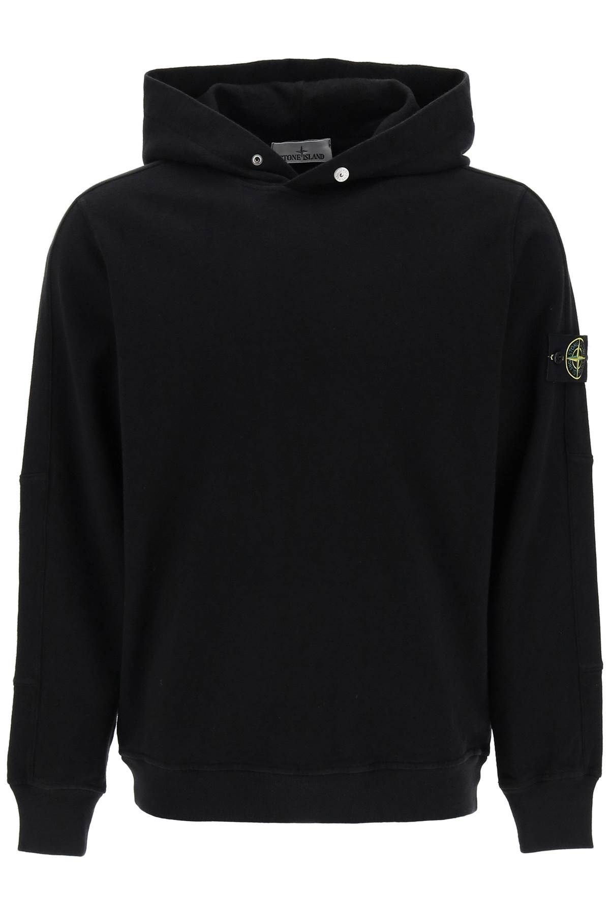 Stone Island STONE ISLAND light hoodie with logo badge