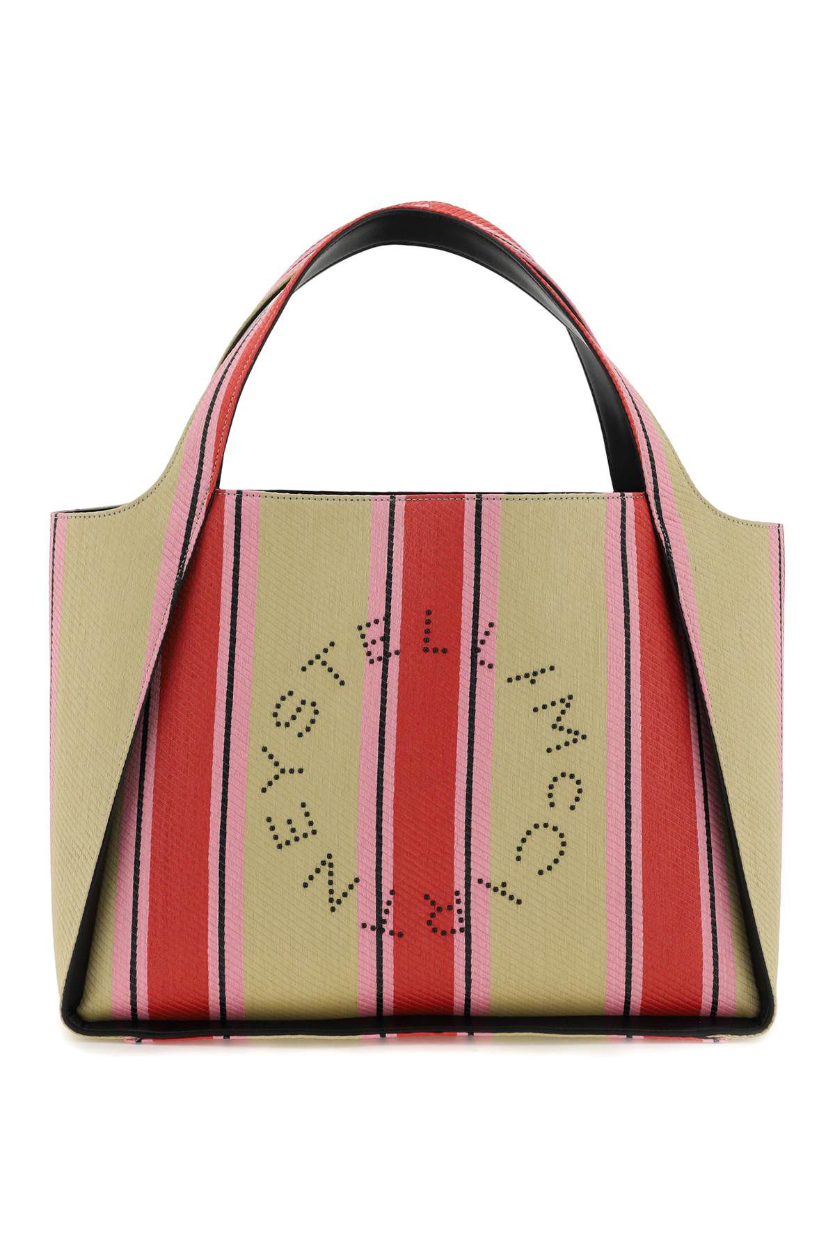 Stella McCartney STELLA McCARTNEY 'stella logo' raffia tote bag