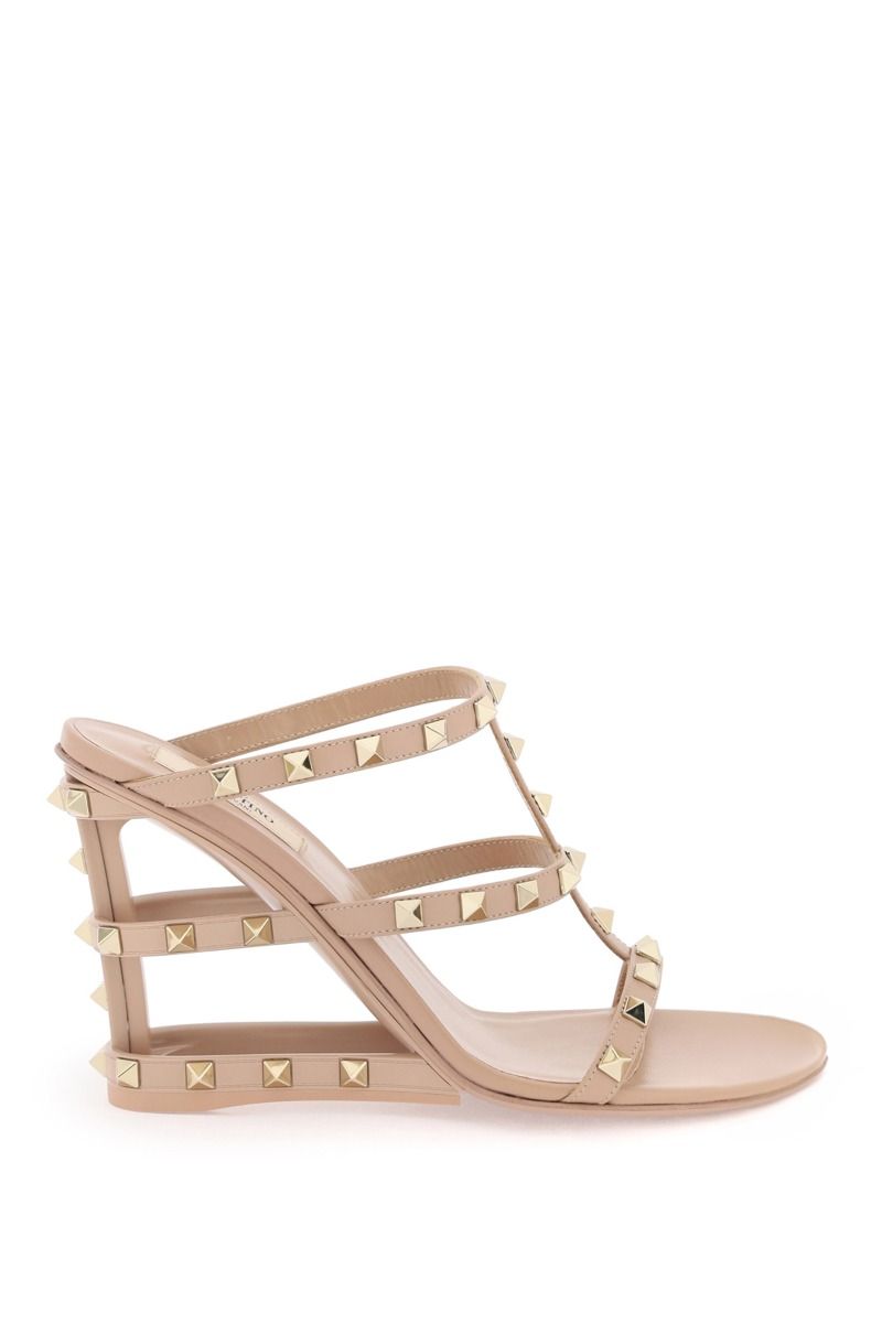 VALENTINO GARAVANI VALENTINO GARAVANI cut-out wedge mules with