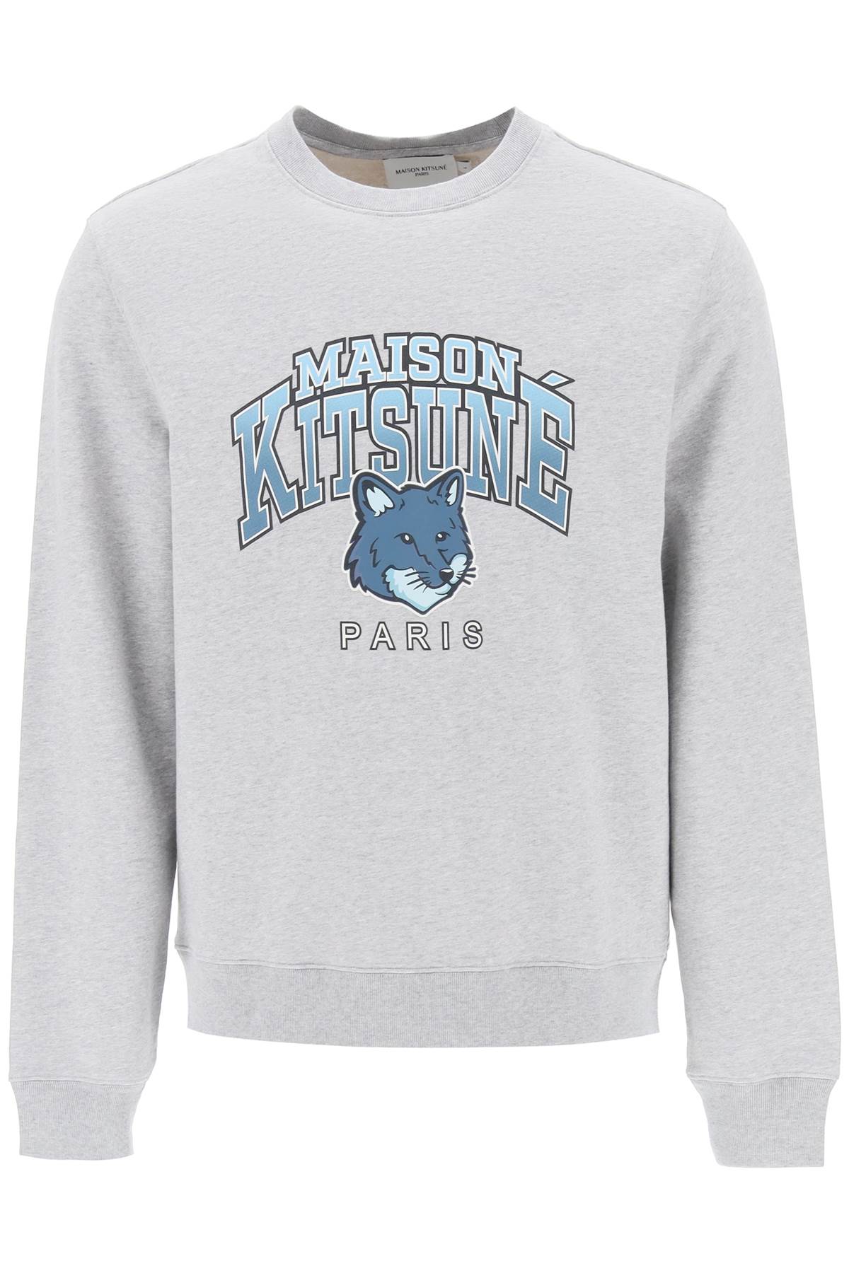 Maison Kitsuné MAISON KITSUNE crew-neck sweatshirt with campus fox print