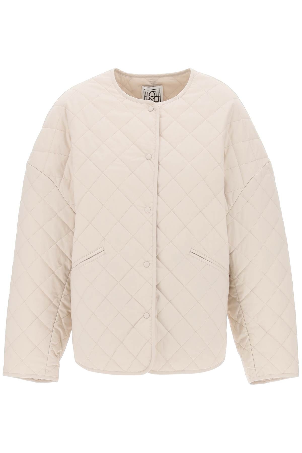 Toteme TOTEME organic cotton quilted jacket in