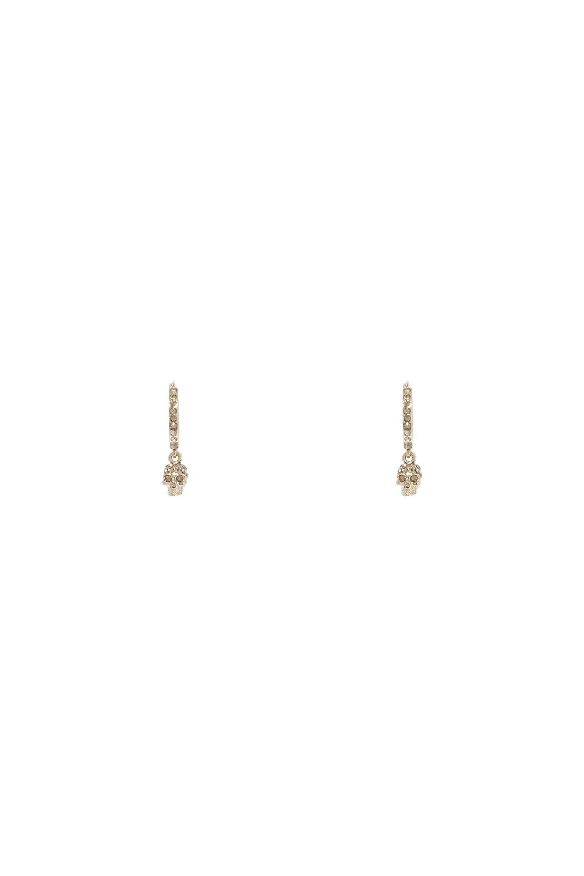 Alexander McQueen ALEXANDER MCQUEEN earrings with hoop skull-shaped