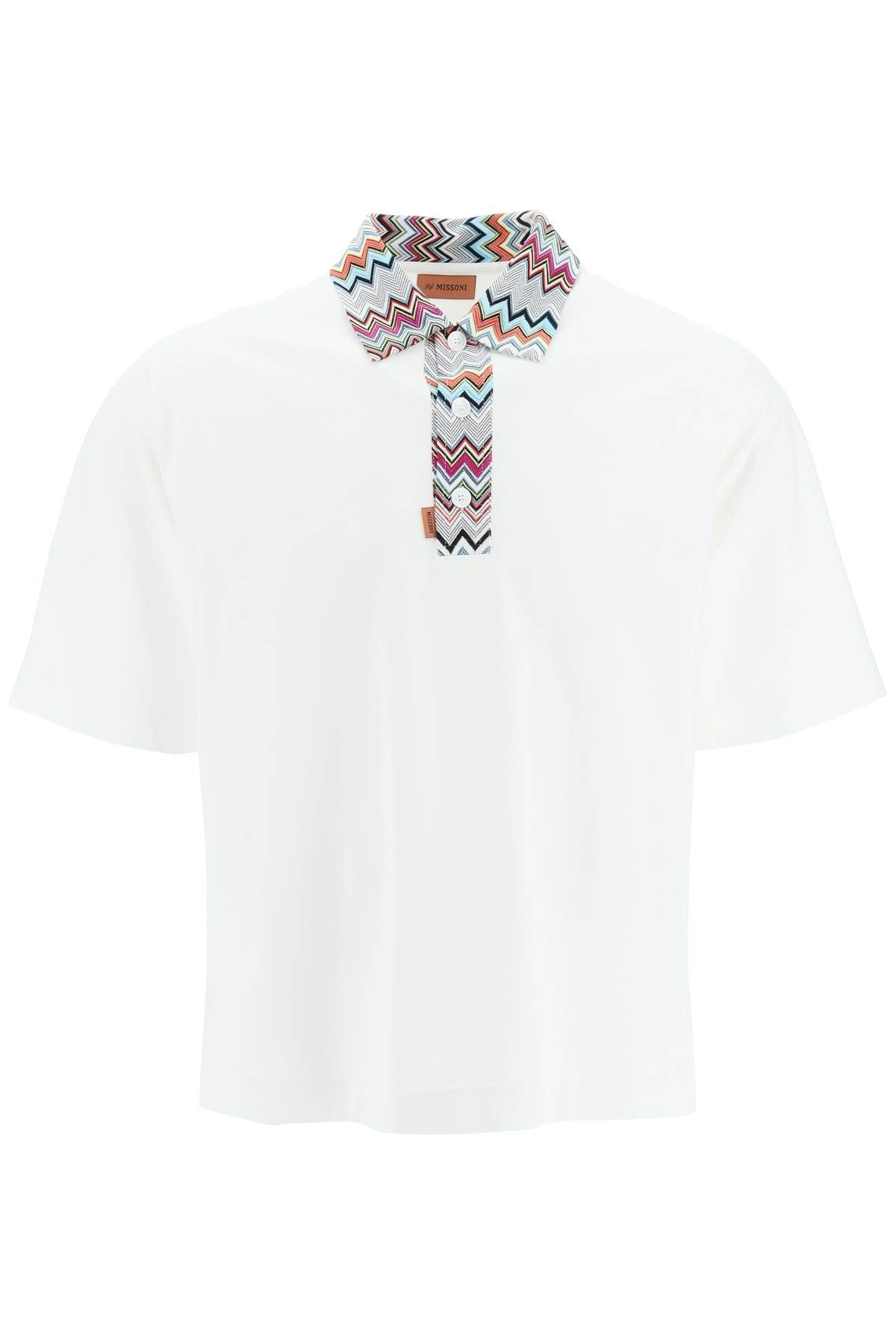 Missoni MISSONI multicolor collar polo shirt