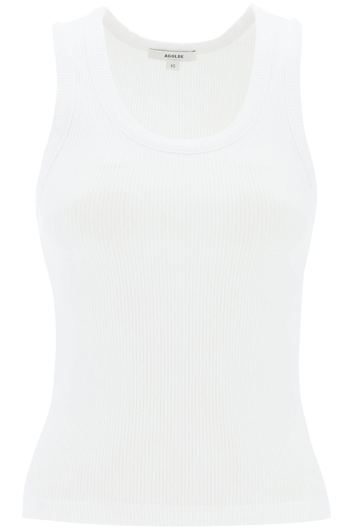 AGOLDE AGOLDE poppy ribbed tank top