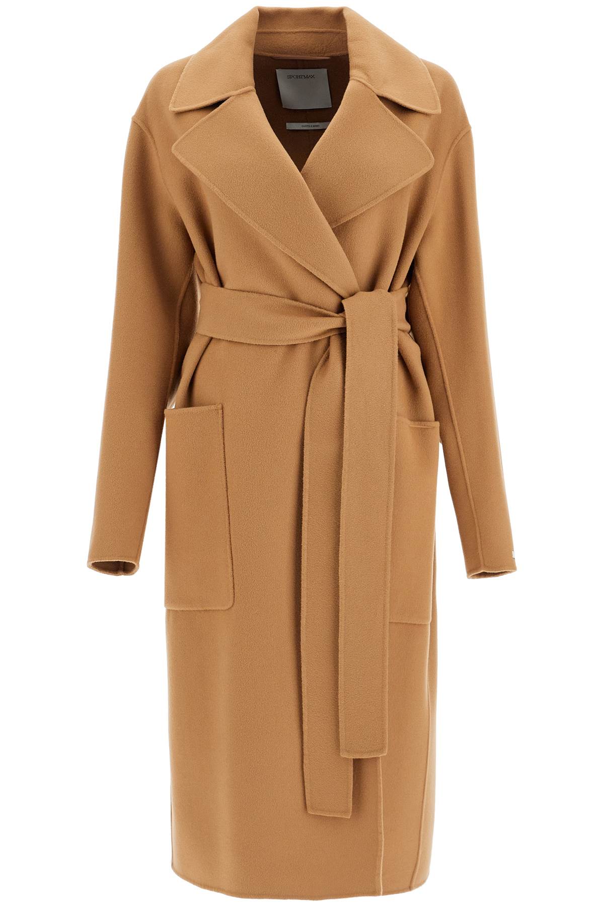 Sportmax SPORTMAX coat with belt