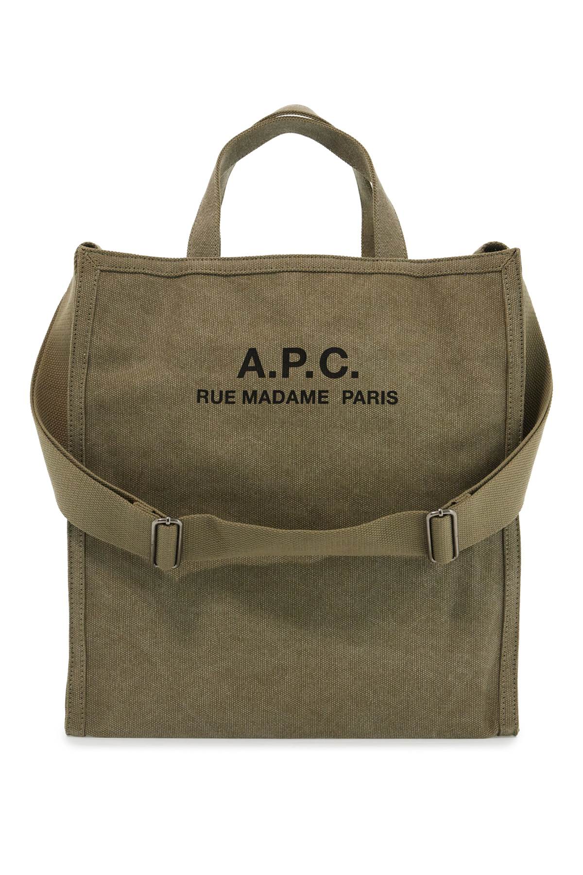 A.P.C. A. P.C. récupération canvas shopping bag