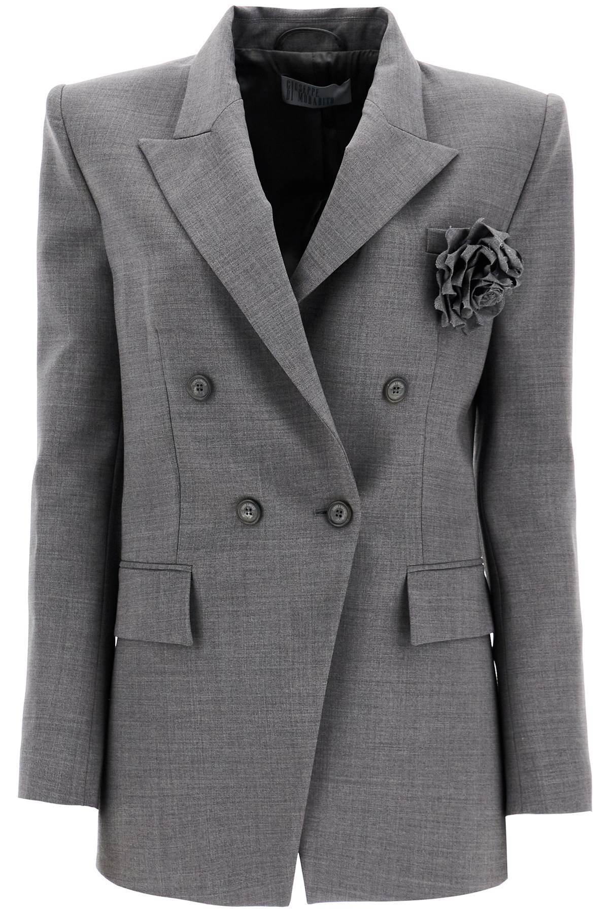 GIUSEPPE DI MORABITO GIUSEPPE DI MORABITO double-breasted wool stretch blazer