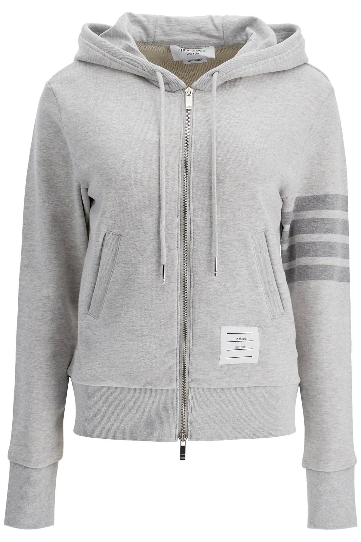 Thom Browne THOM BROWNE 4-bar hoodie with zipper and