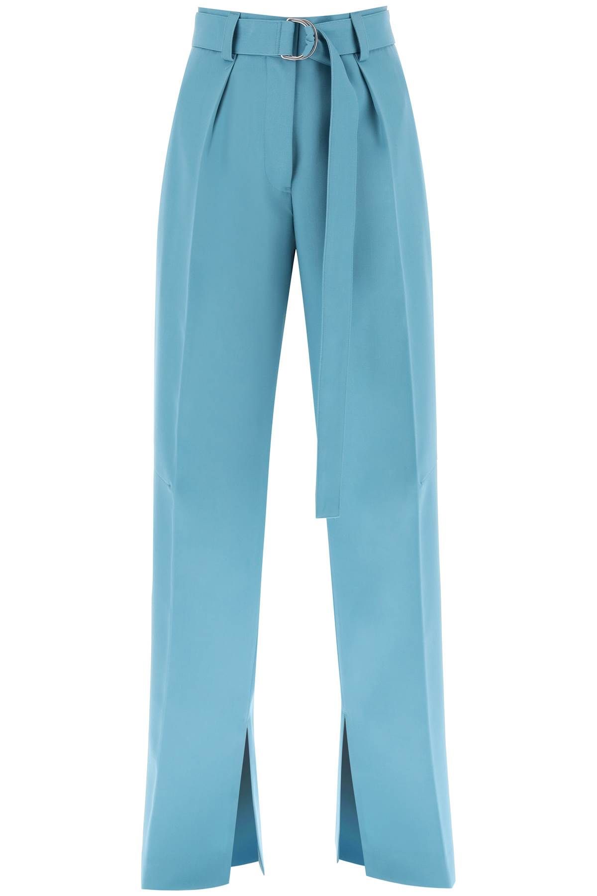 Jil Sander JIL SANDER wide leg pants in light wool