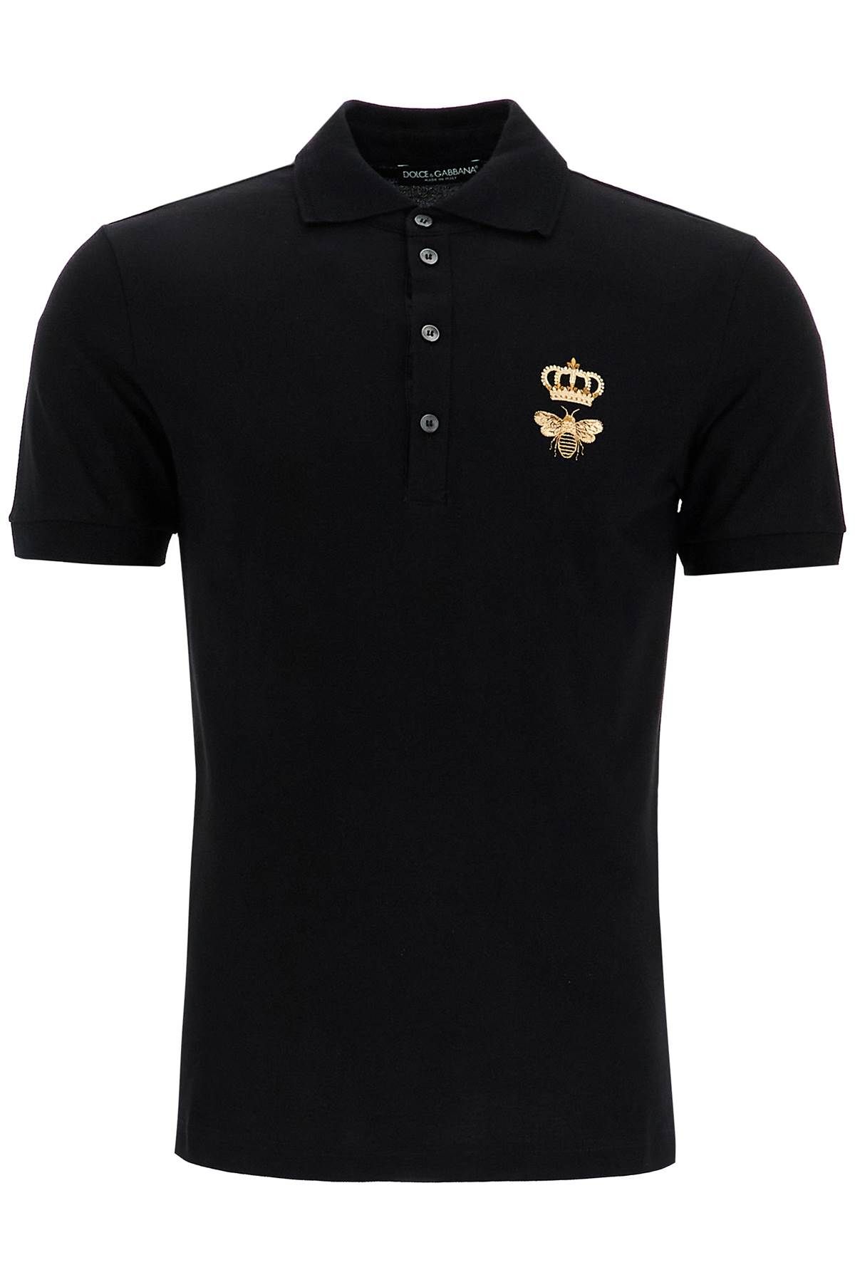 Dolce & Gabbana DOLCE & GABBANA slim fit polo shirt with embroidery