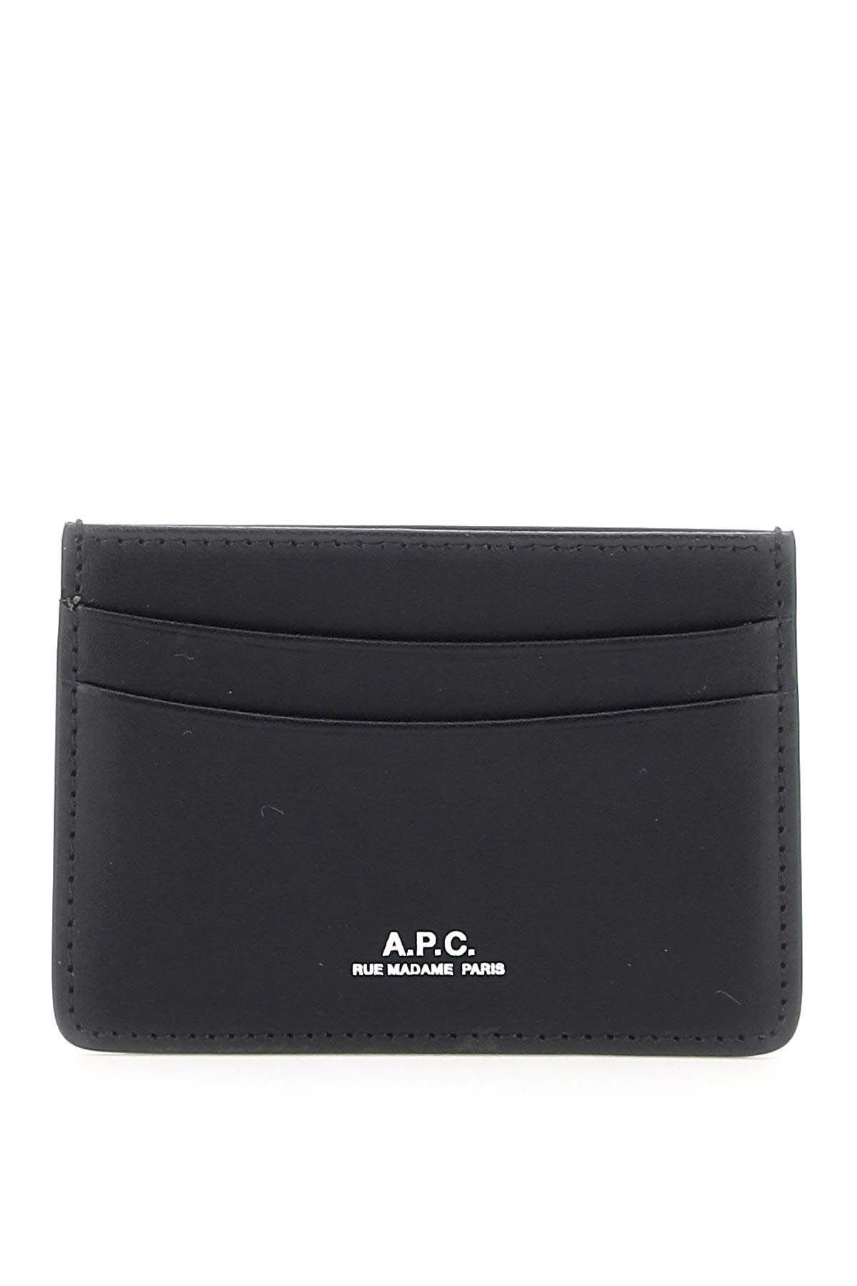 A.P.C. A. P.C. leather andre cardholder