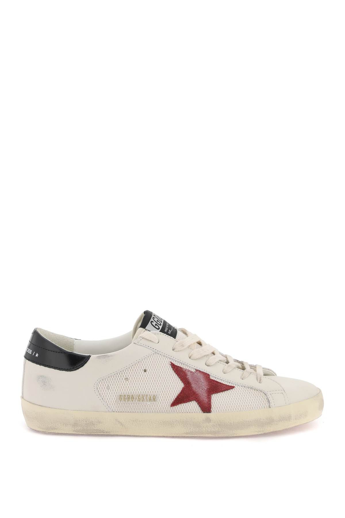 Golden Goose GOLDEN GOOSE "leather and mesh super-star double quarter sne