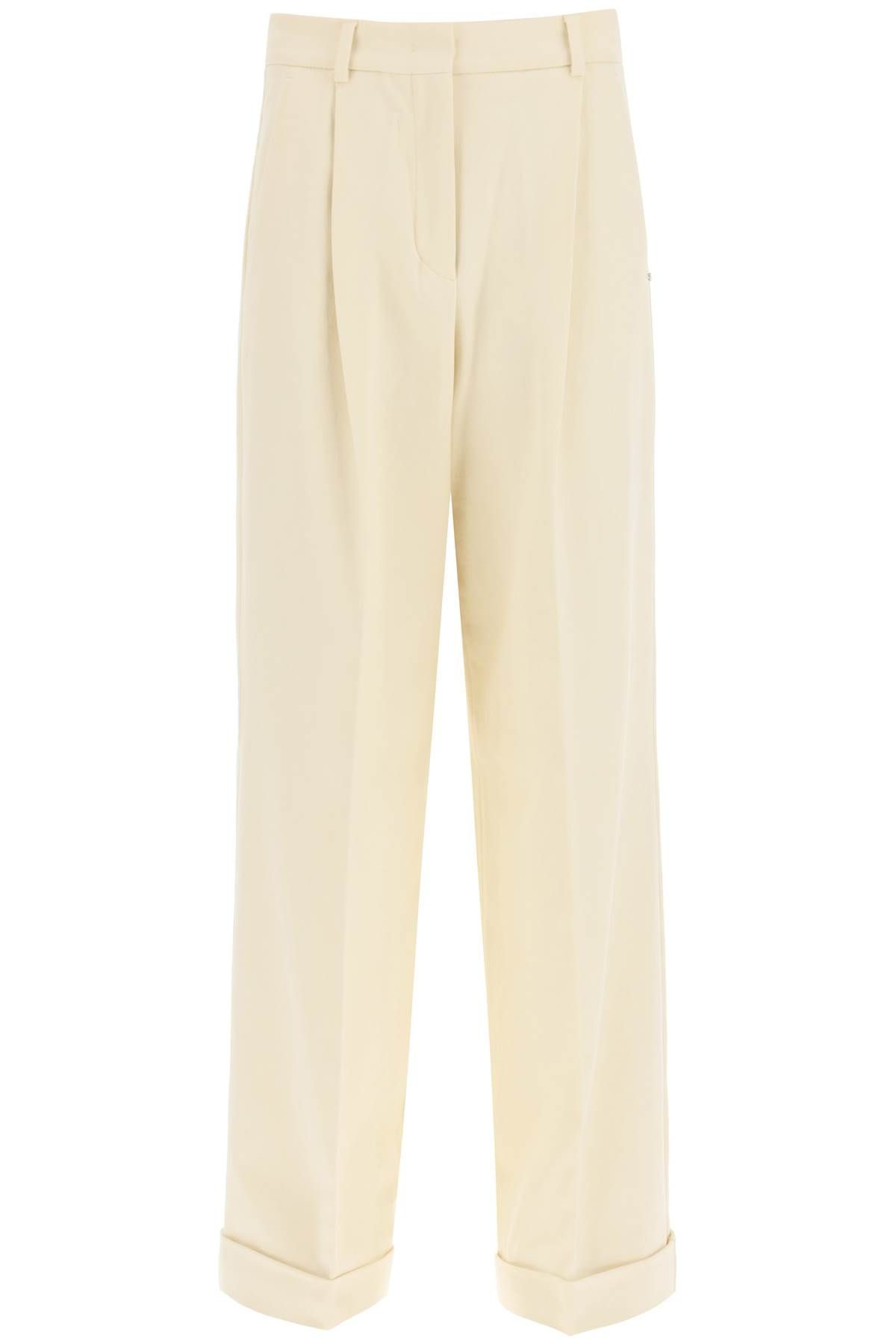 Sportmax SPORTMAX cotton crepe pants