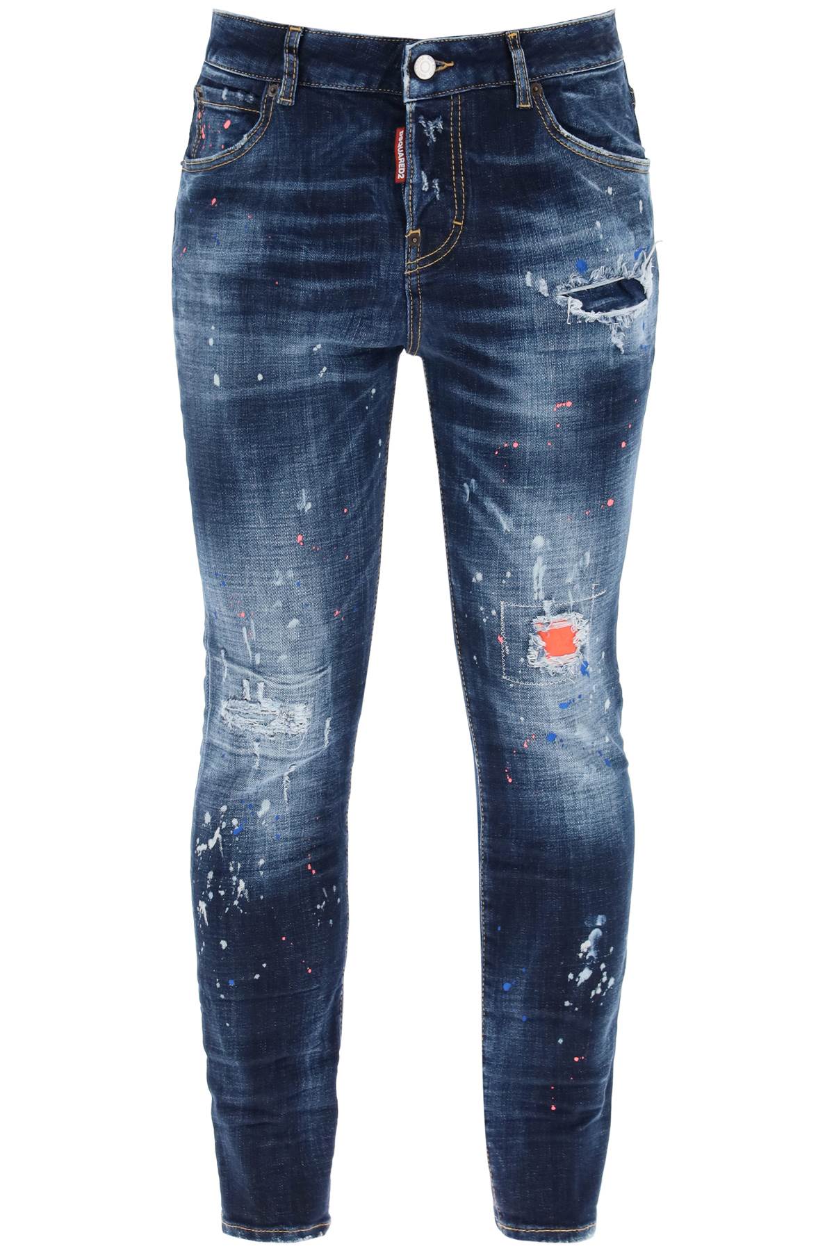 Dsquared2 DSQUARED2 dark neon splash wash 642 jeans