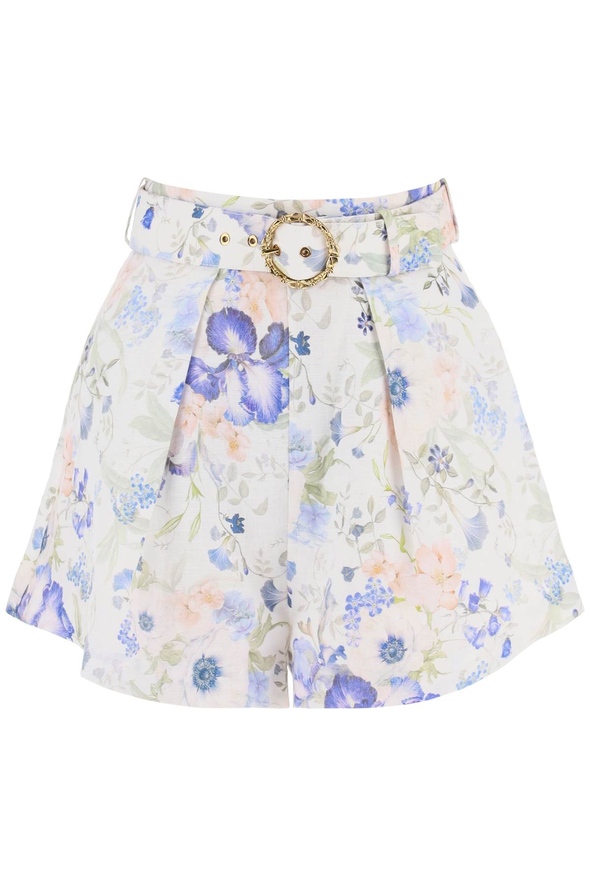 Zimmermann ZIMMERMANN "floral linen nature shorts for