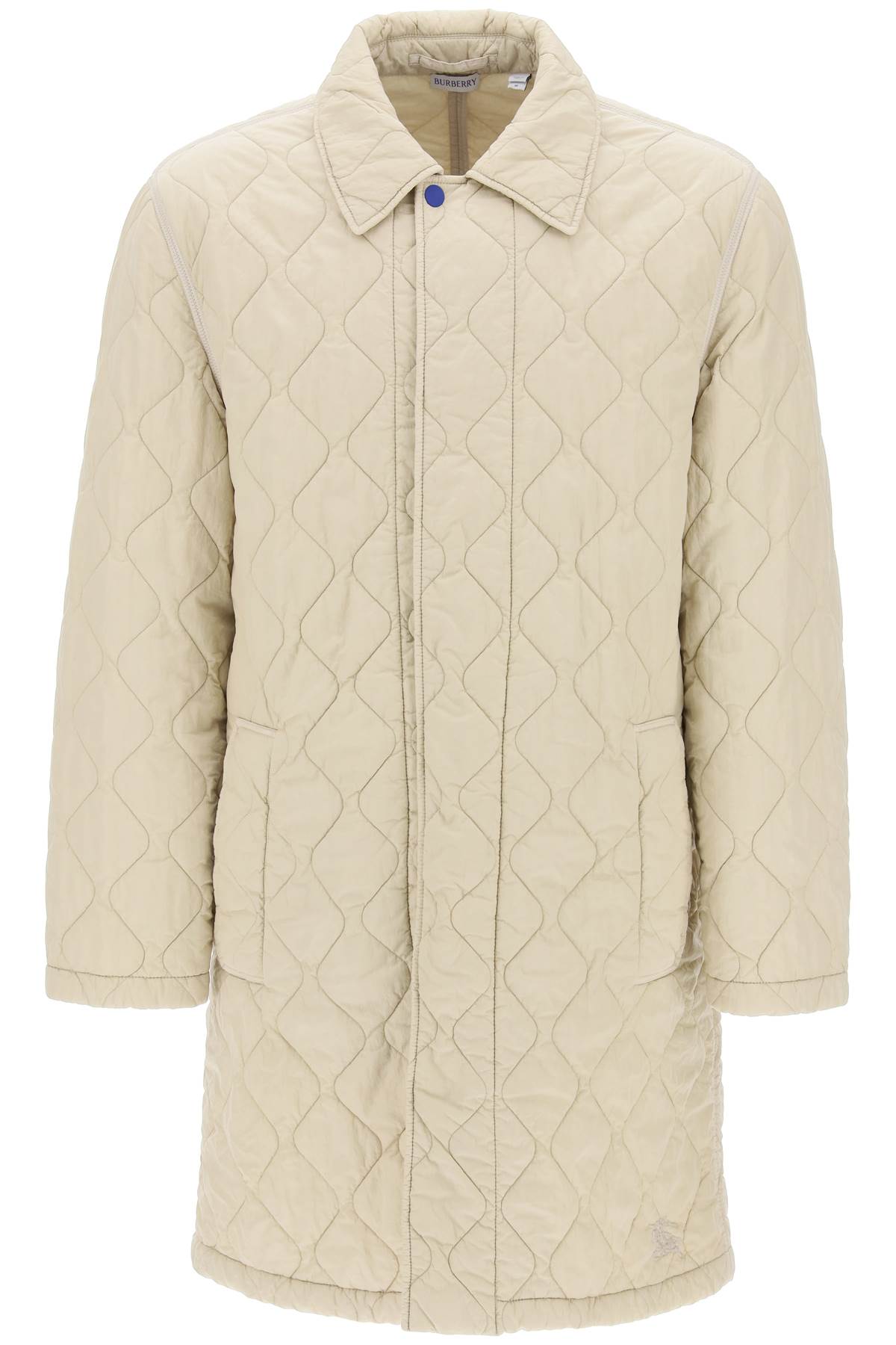 Burberry BURBERRY quilted nylon midi car coat with