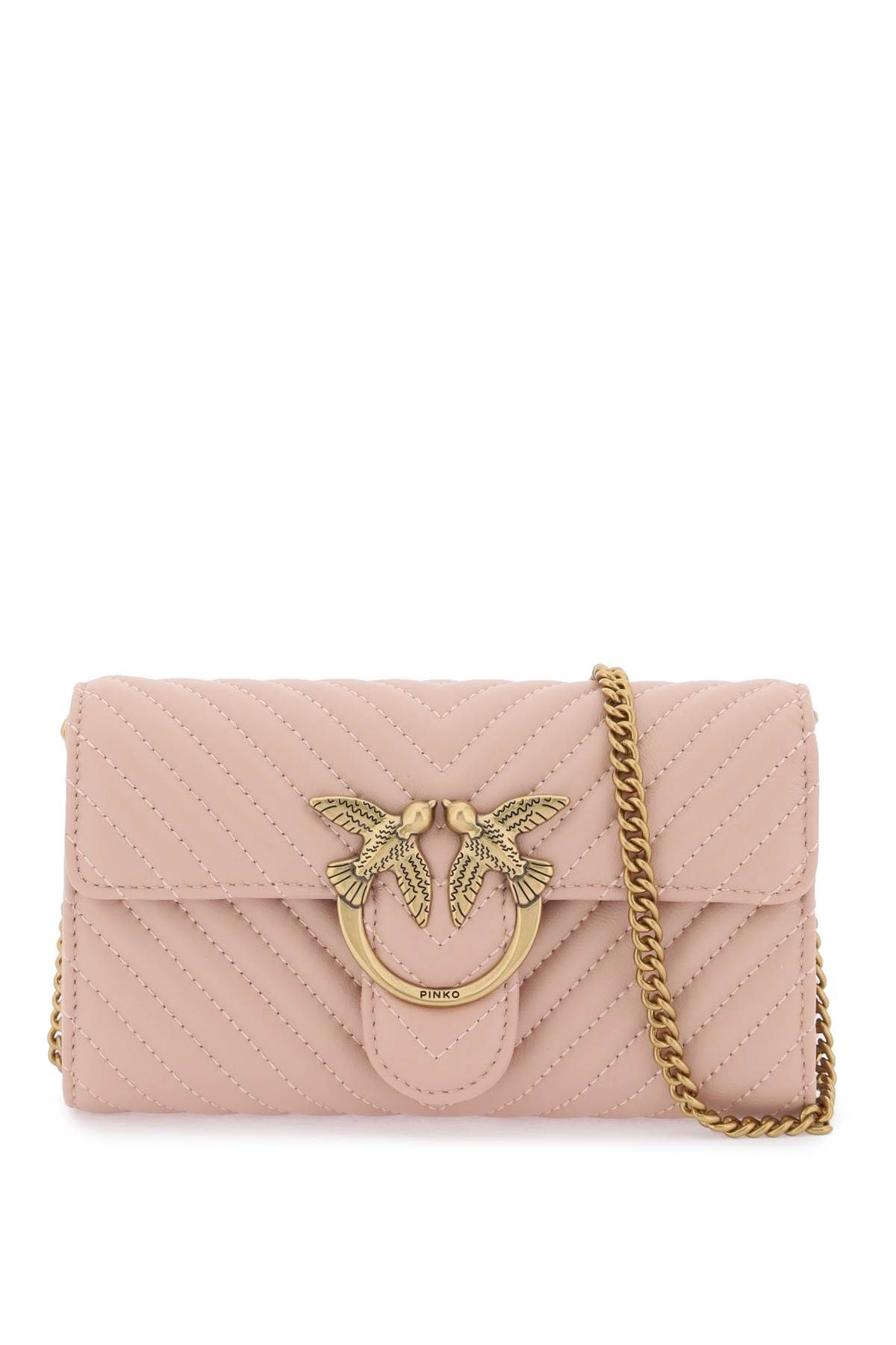 Pinko PINKO love bag chevron crossbody bag