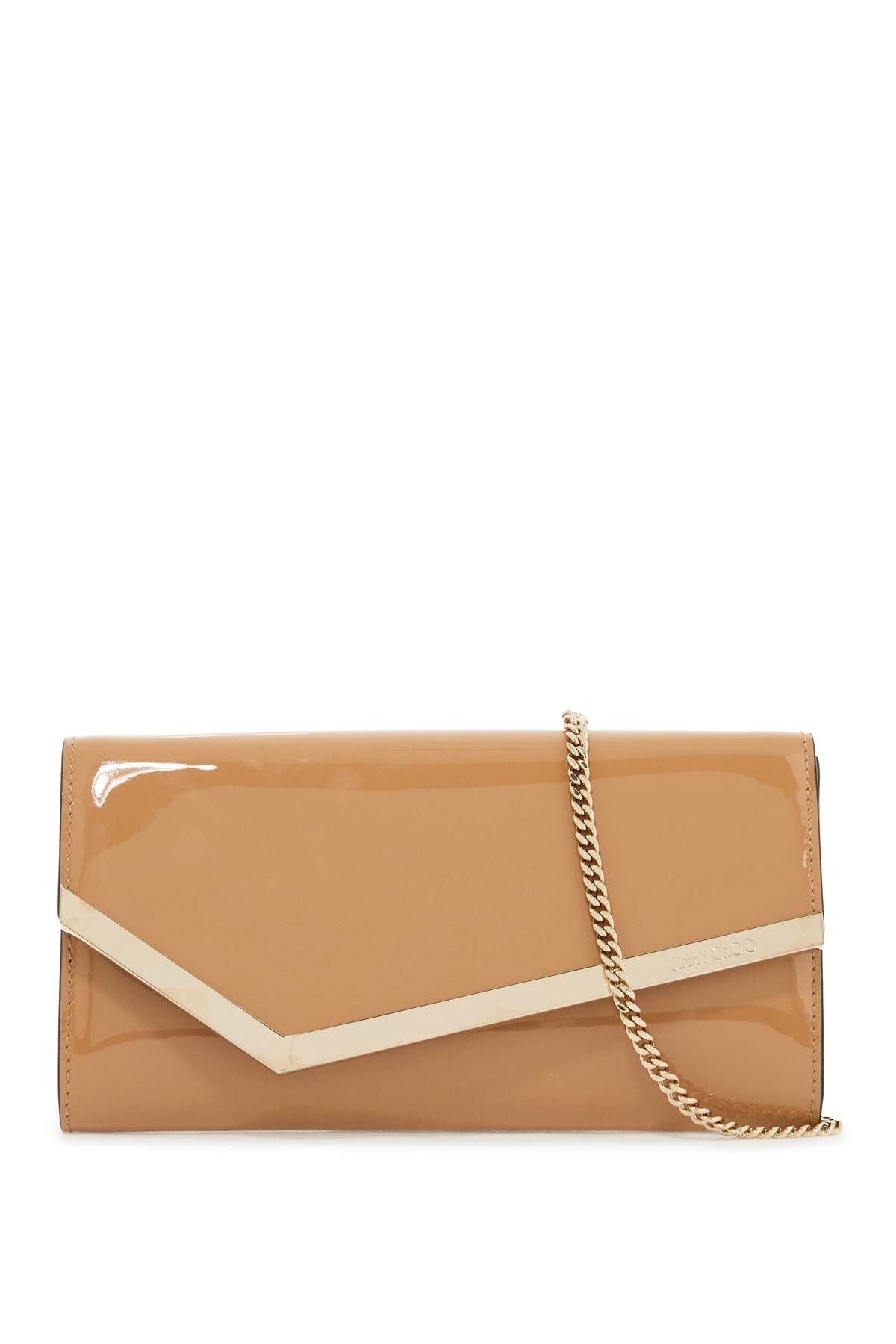 Jimmy Choo JIMMY CHOO patent leather emmie clutch