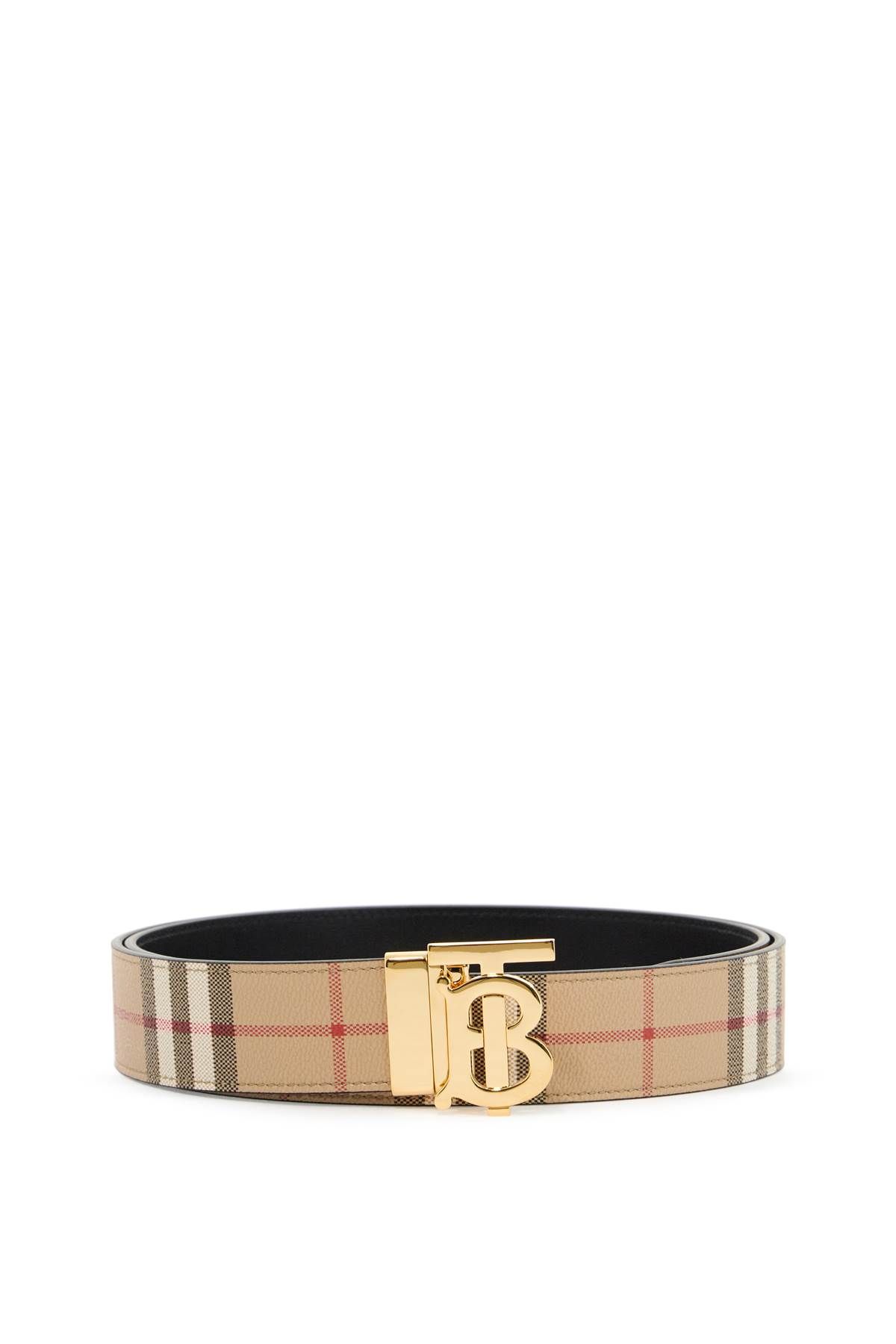 Burberry BURBERRY reversible tb check belt