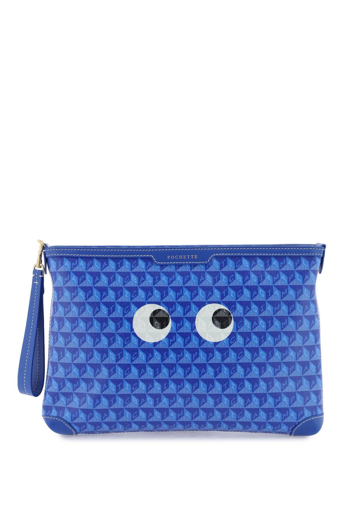 Anya Hindmarch ANYA HINDMARCH i am a plastic bag eyes pochette