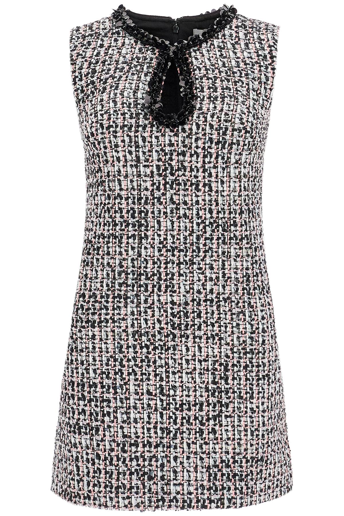  SELF PORTRAIT tweed bouclã mini dress with