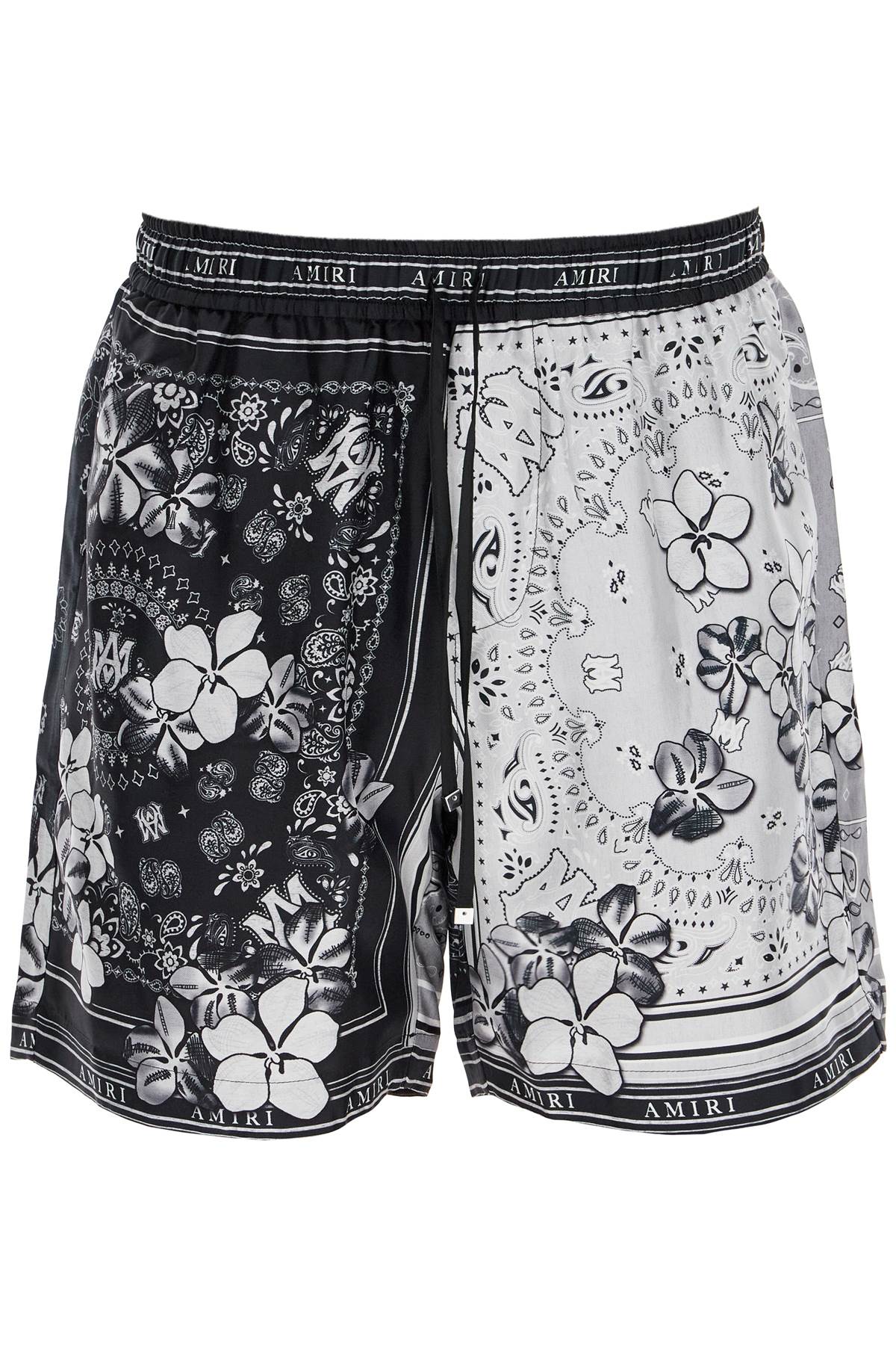 Amiri AMIRI silk bandana print bermuda shorts