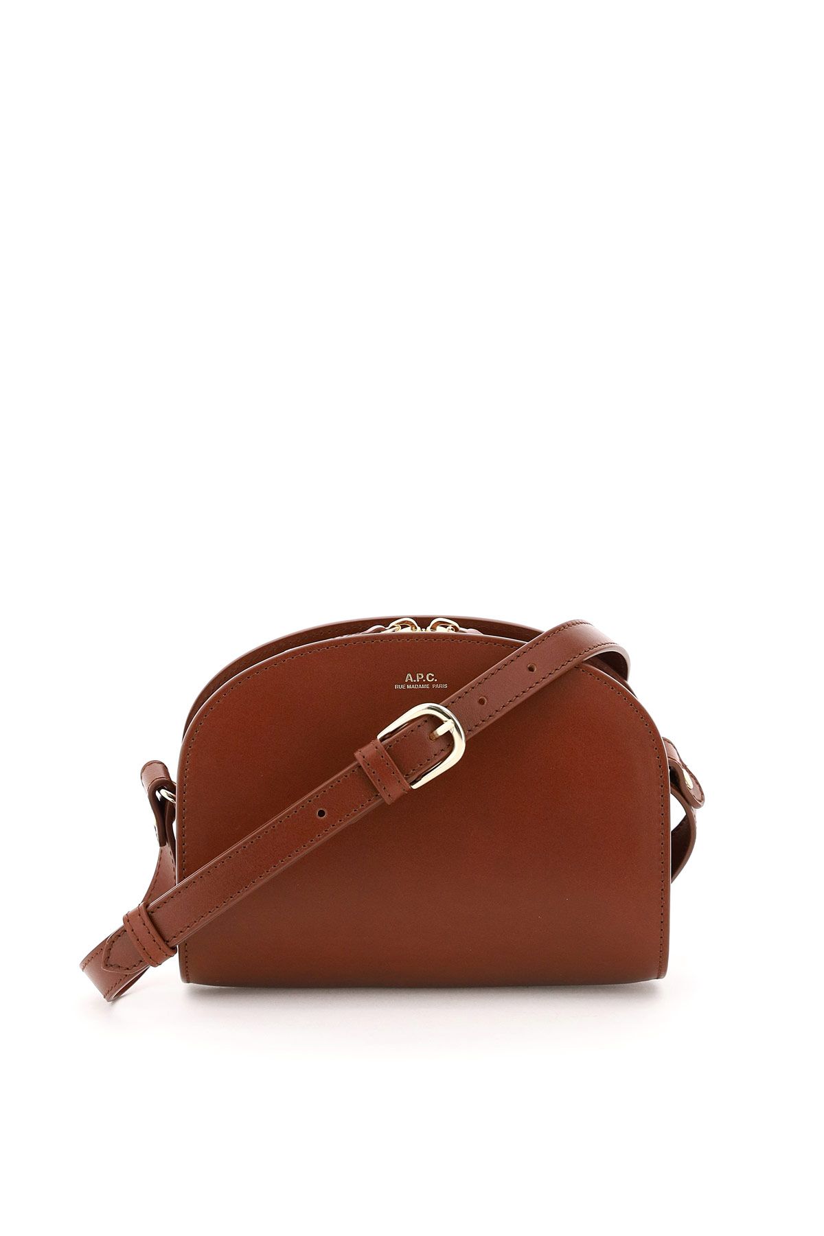 A.P.C. A. P.C. demi-lune mini crossbody bag