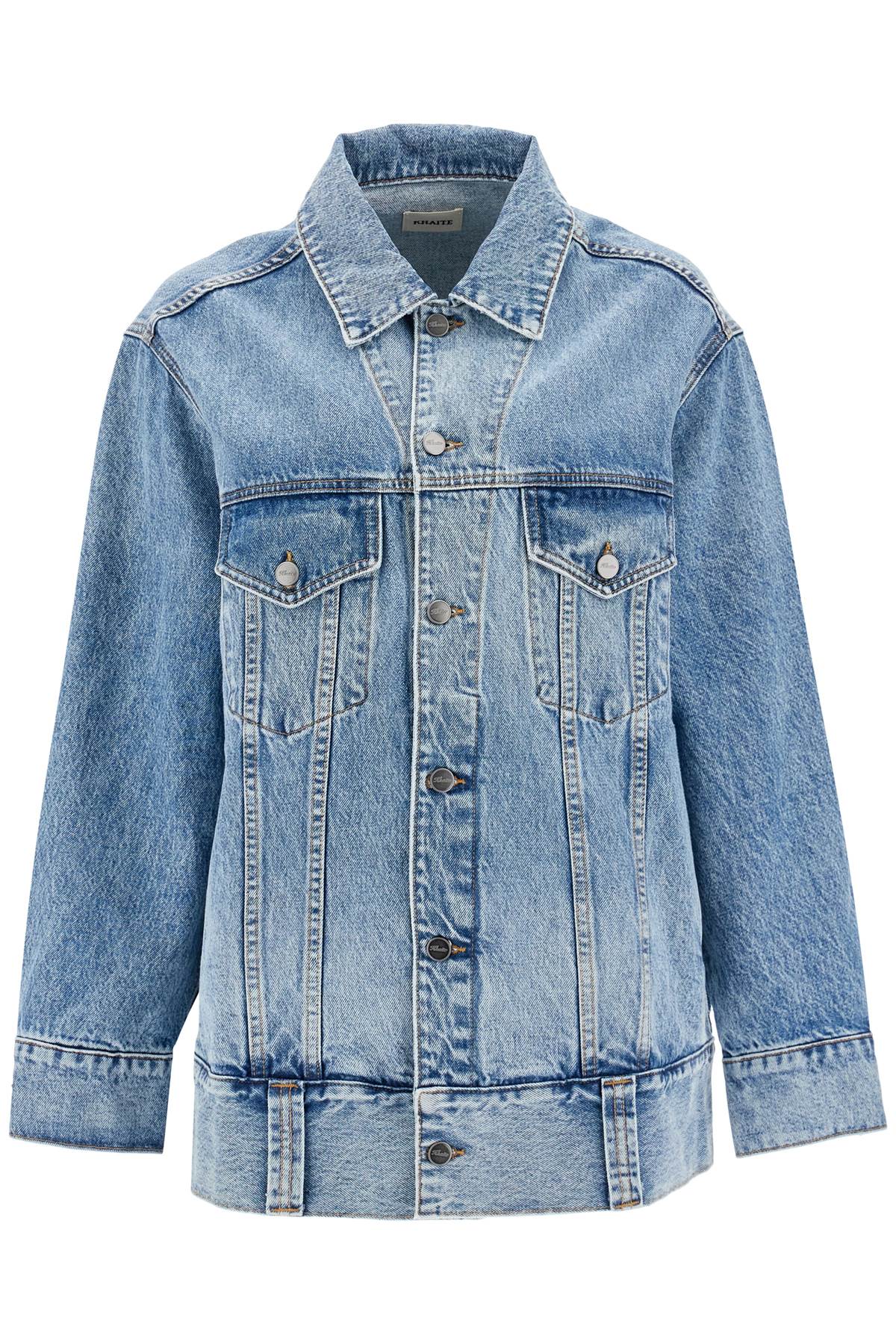 Khaite KHAITE denim grizzo jacket in