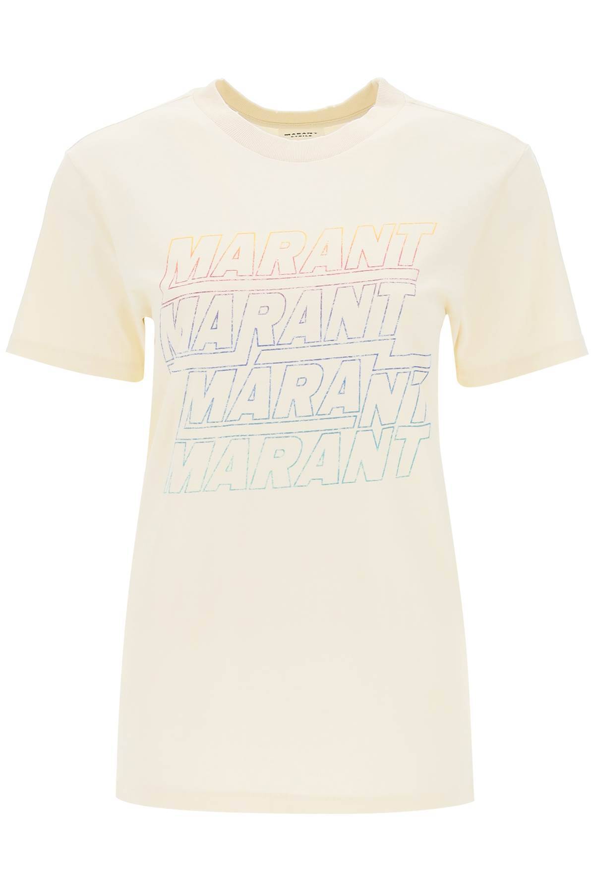 Isabel Marant Étoile ISABEL MARANT ETOILE zoeline t-shirt with logo print